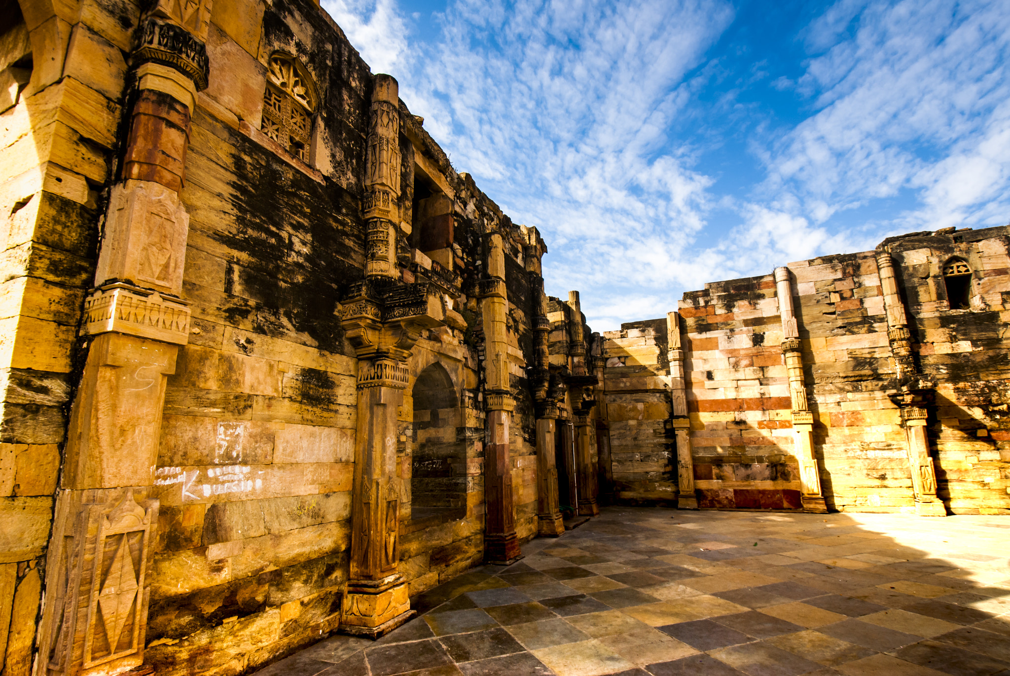 Nikon D3000 sample photo. Ruins photography