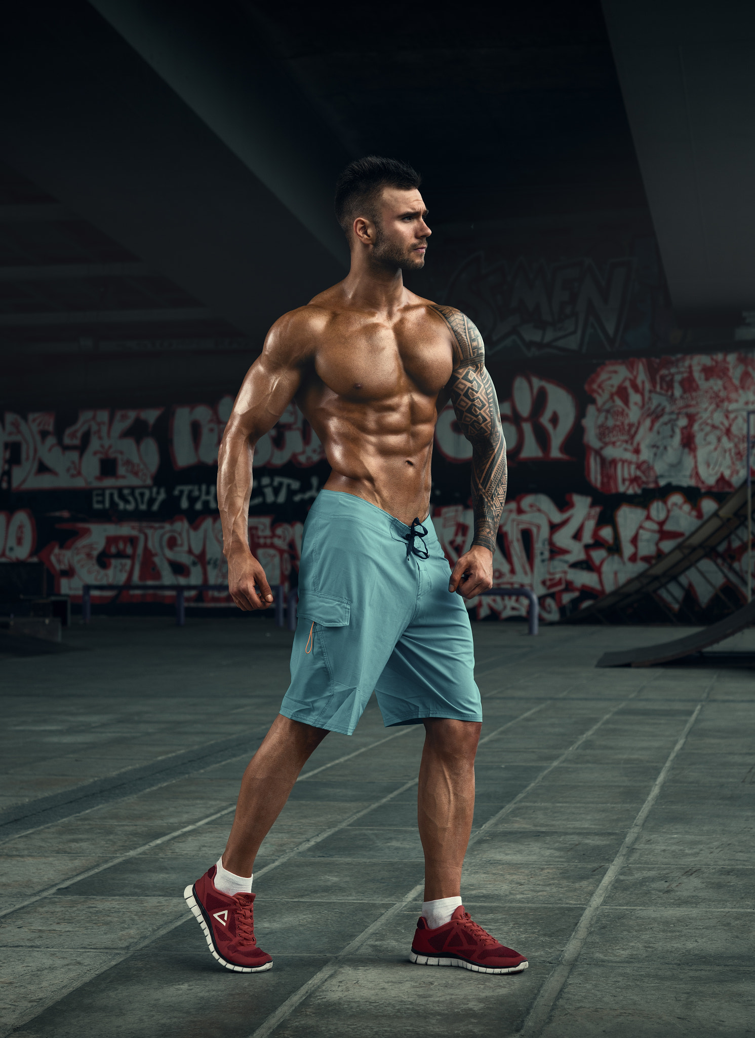 Nikon AF-S Micro-Nikkor 60mm F2.8G ED sample photo. Champion of ukraine "men's physique" photography