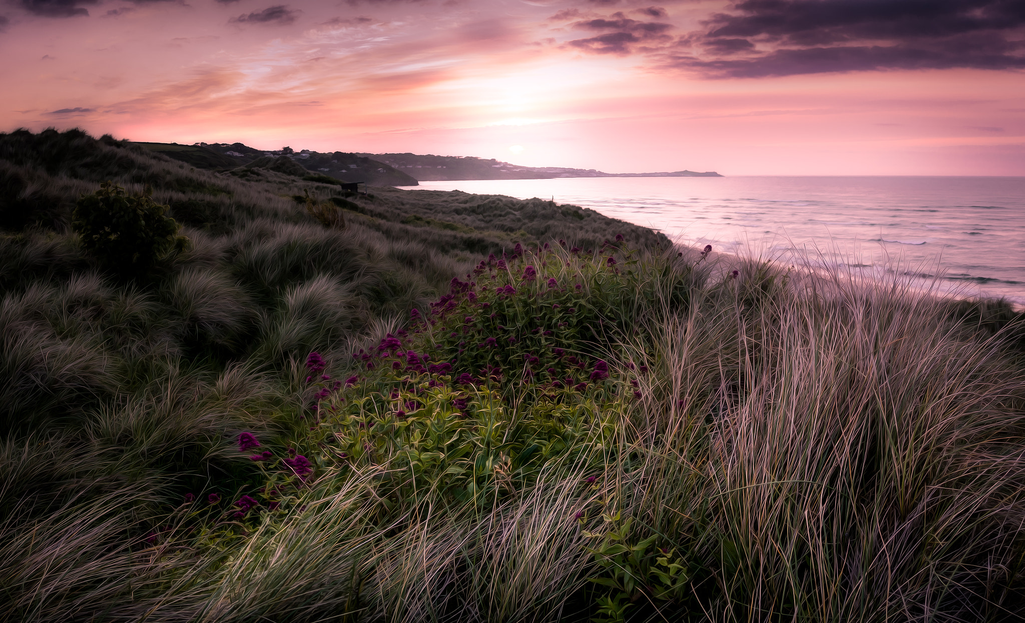 Panasonic Lumix DMC-GX1 + Panasonic Lumix G 14mm F2.5 ASPH sample photo. Carbis bay photography