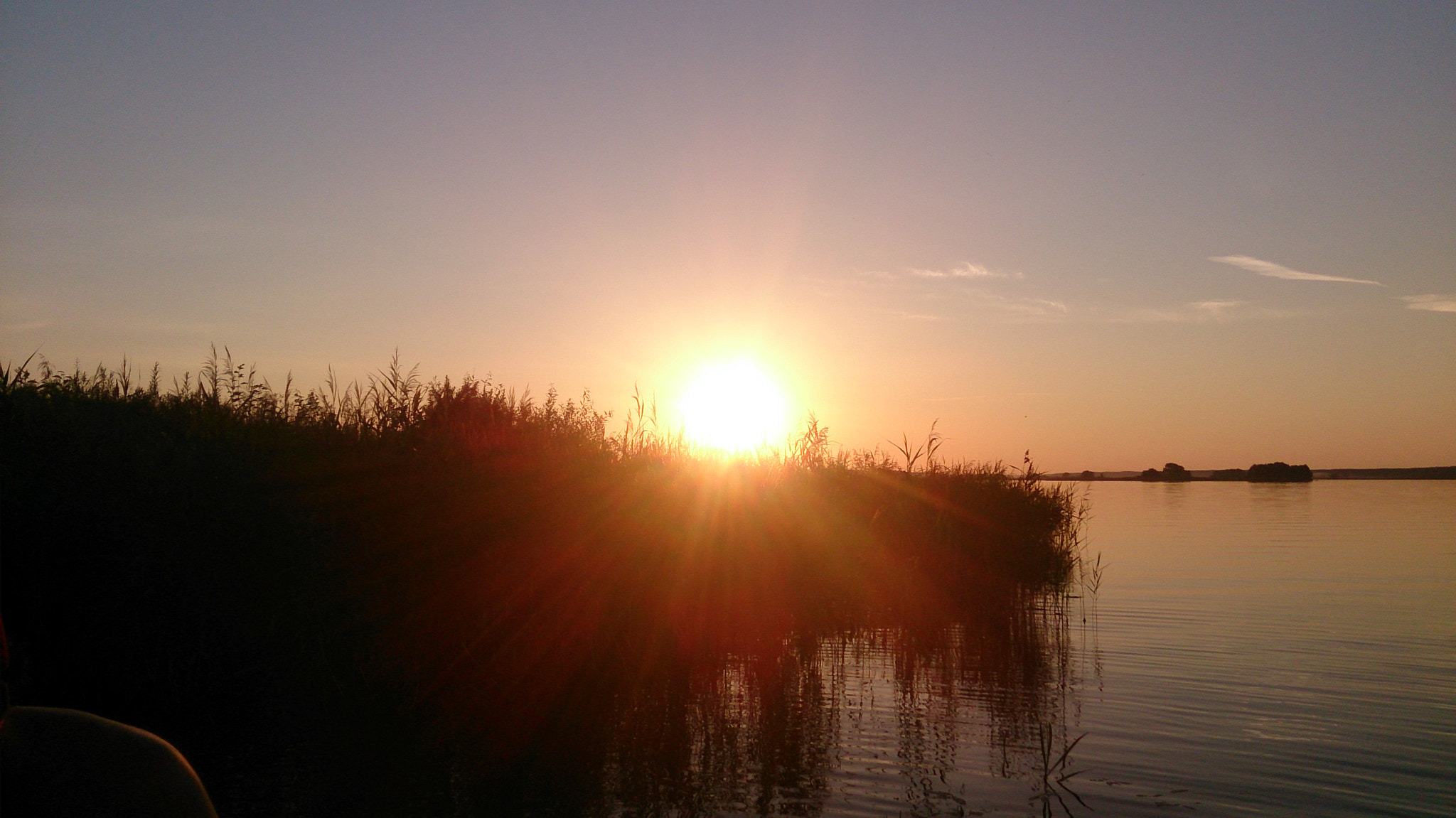 Sony Xperia ZR sample photo. Sunset on volga river photography