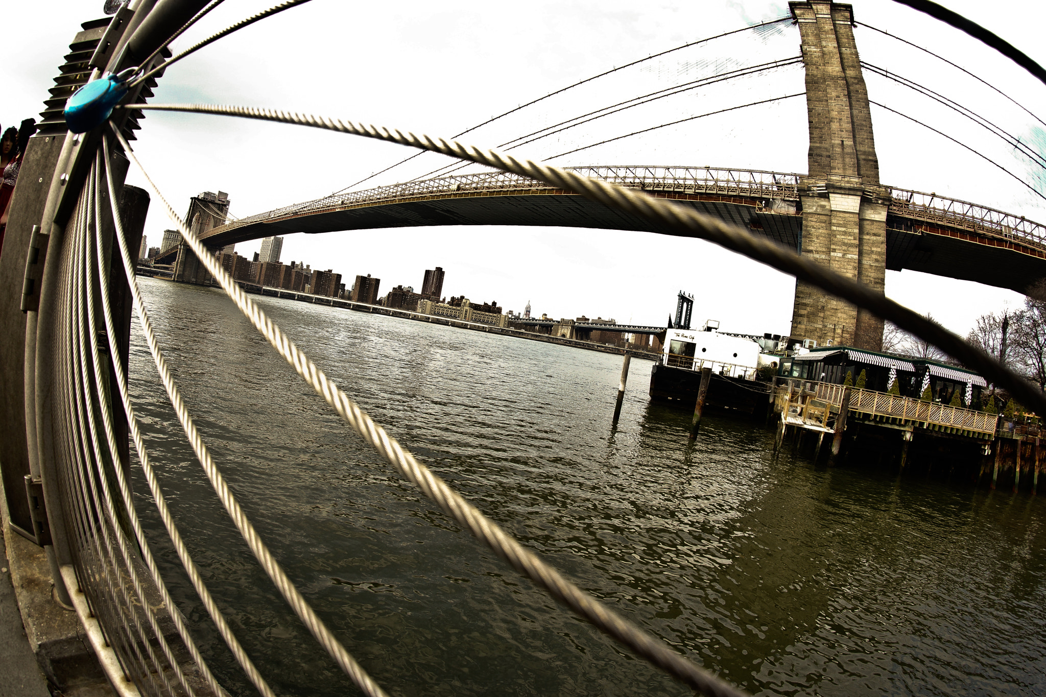 Sony a99 II sample photo. Lines brooklyn bridge photography