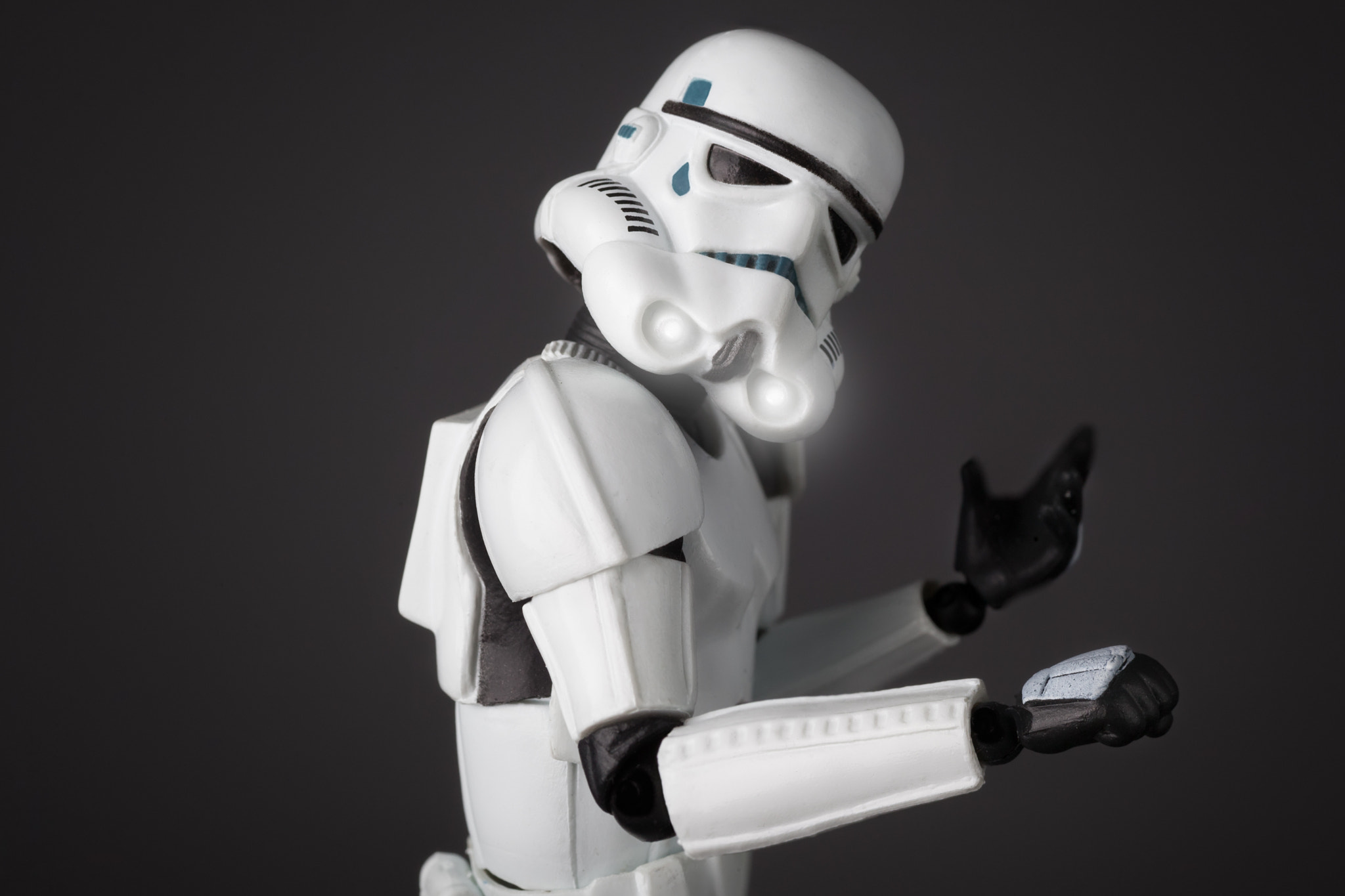 Canon EOS 5D Mark II + Tamron SP AF 90mm F2.8 Di Macro sample photo. Bruce lee as a stormtrooper photography