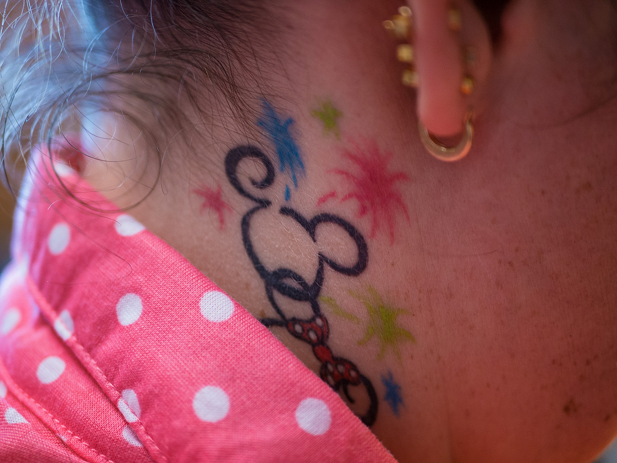 Panasonic Lumix DMC-G5 + LUMIX G 25/F1.7 sample photo. Disney tattoo photography