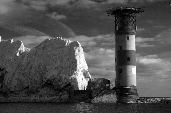 Pentax K-m (K2000) sample photo. The needles lighthouse copy photography