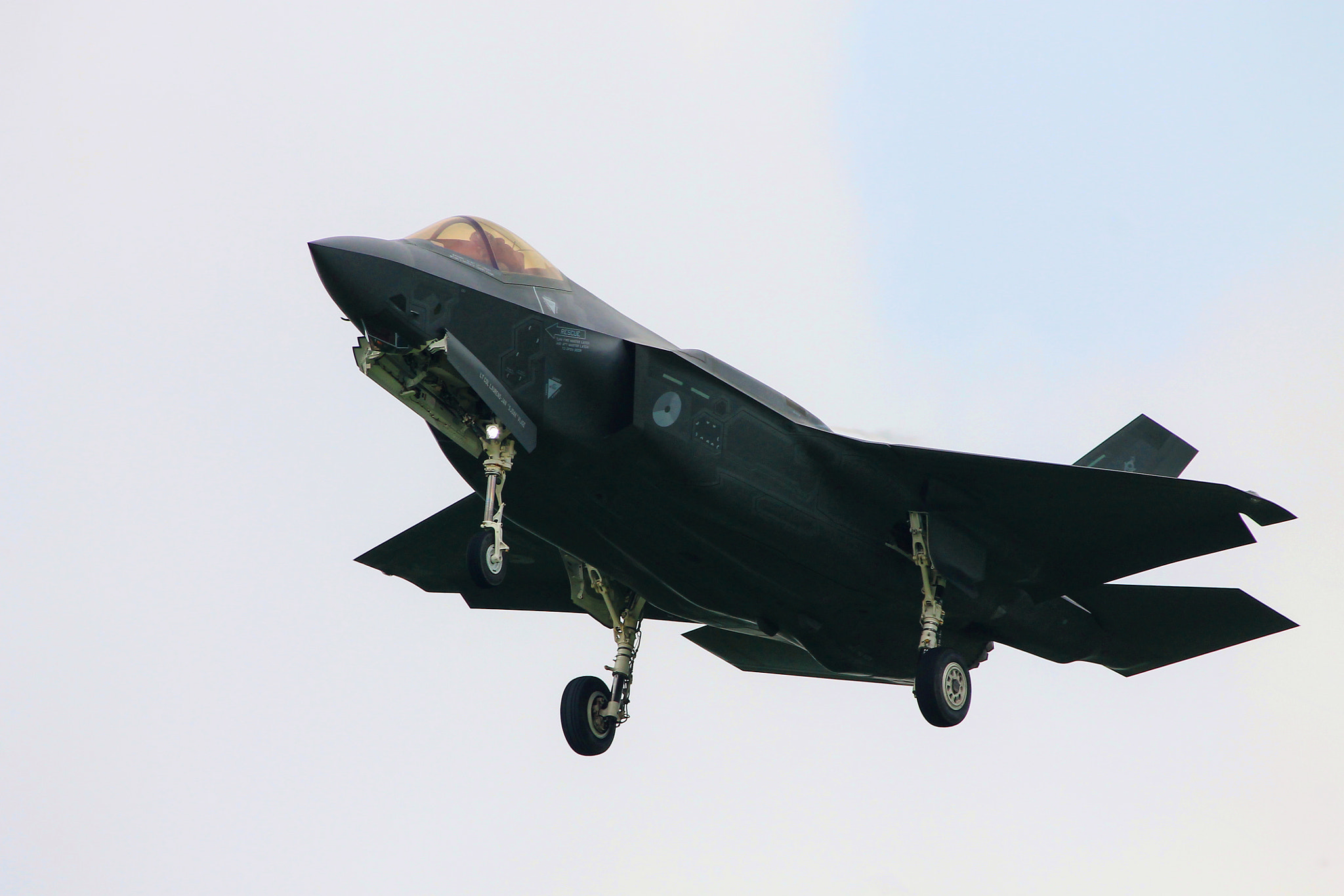 Canon EF 100-400mm F4.5-5.6L IS USM sample photo. F-35 photography
