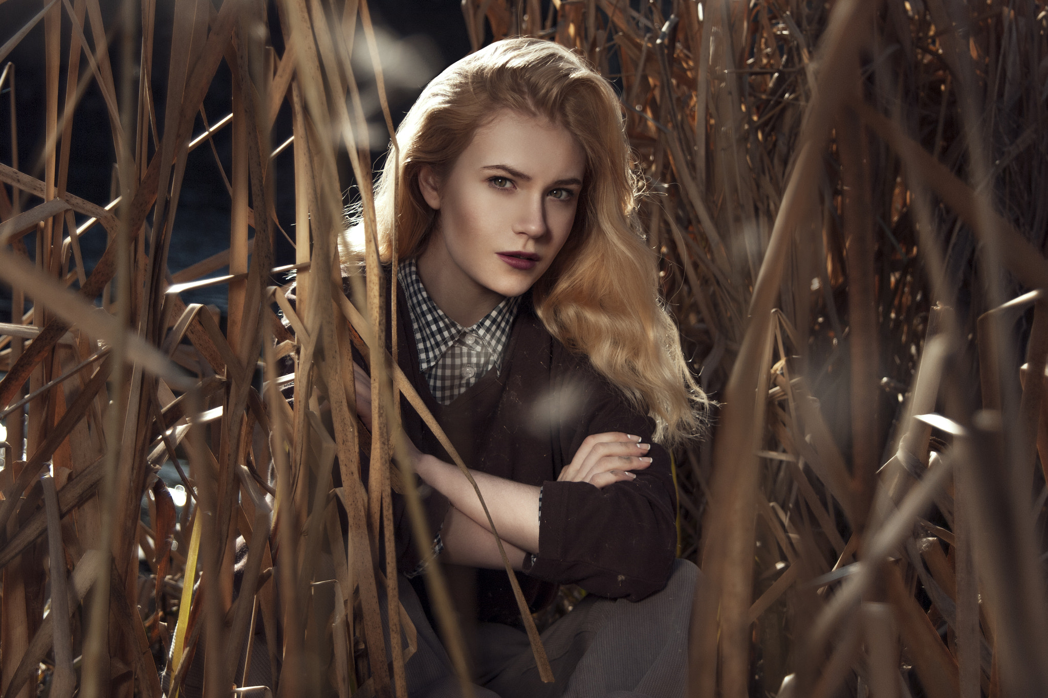 Nikon D80 sample photo. Beauty in reeds photography
