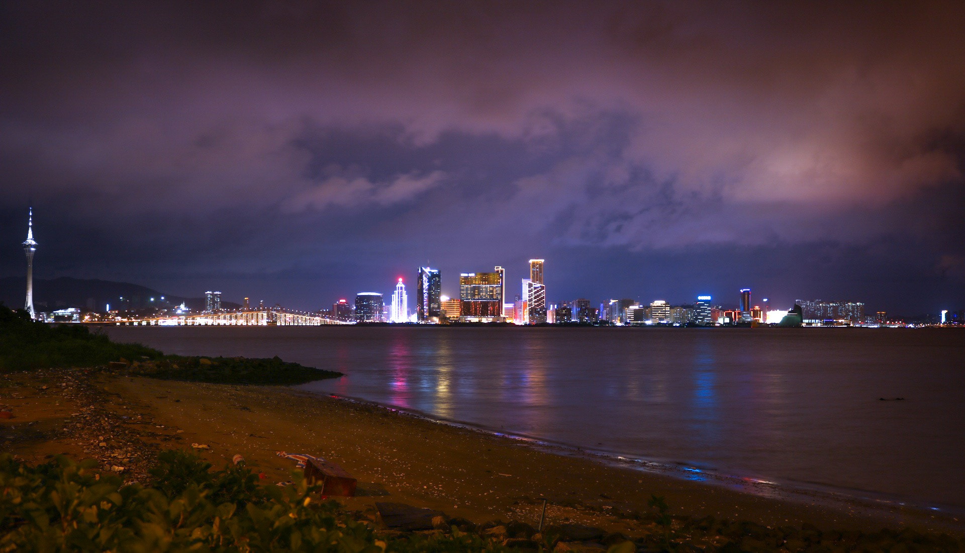 Canon EOS 760D (EOS Rebel T6s / EOS 8000D) sample photo. Macau night view. photography