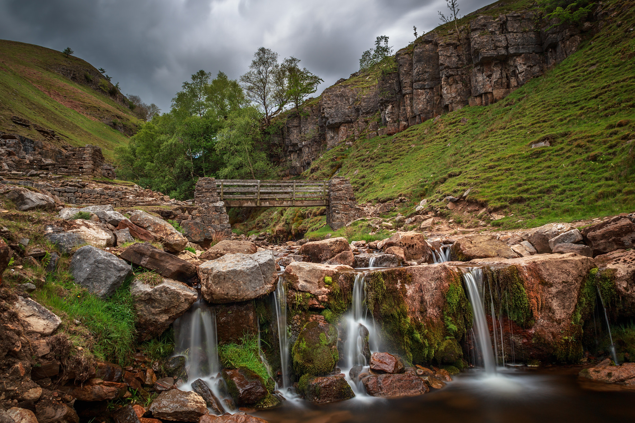 Canon EF 20-35mm F3.5-4.5 USM sample photo. Swinner gill waterfall photography