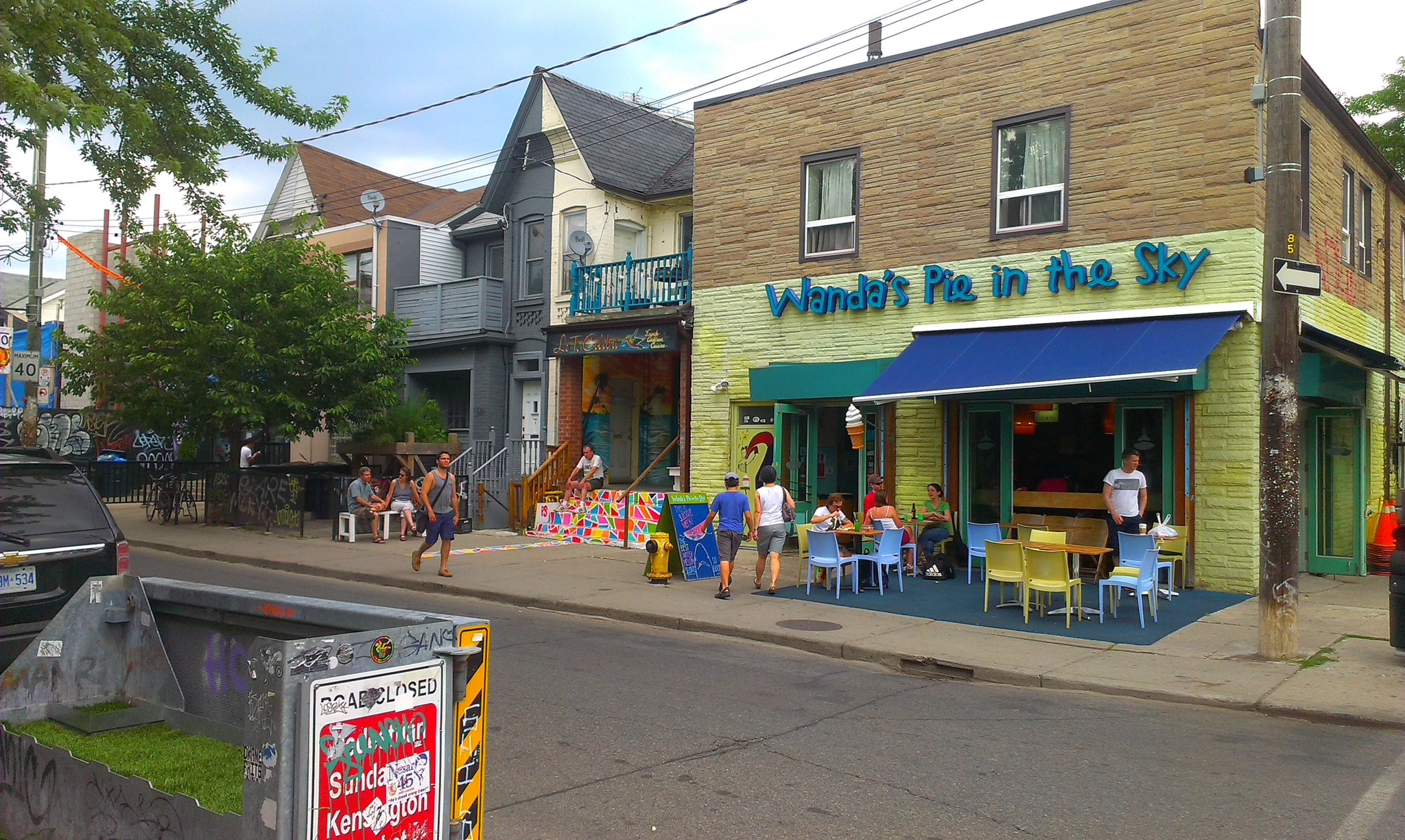 HTC DESIRE 500 sample photo. Kensington market photography