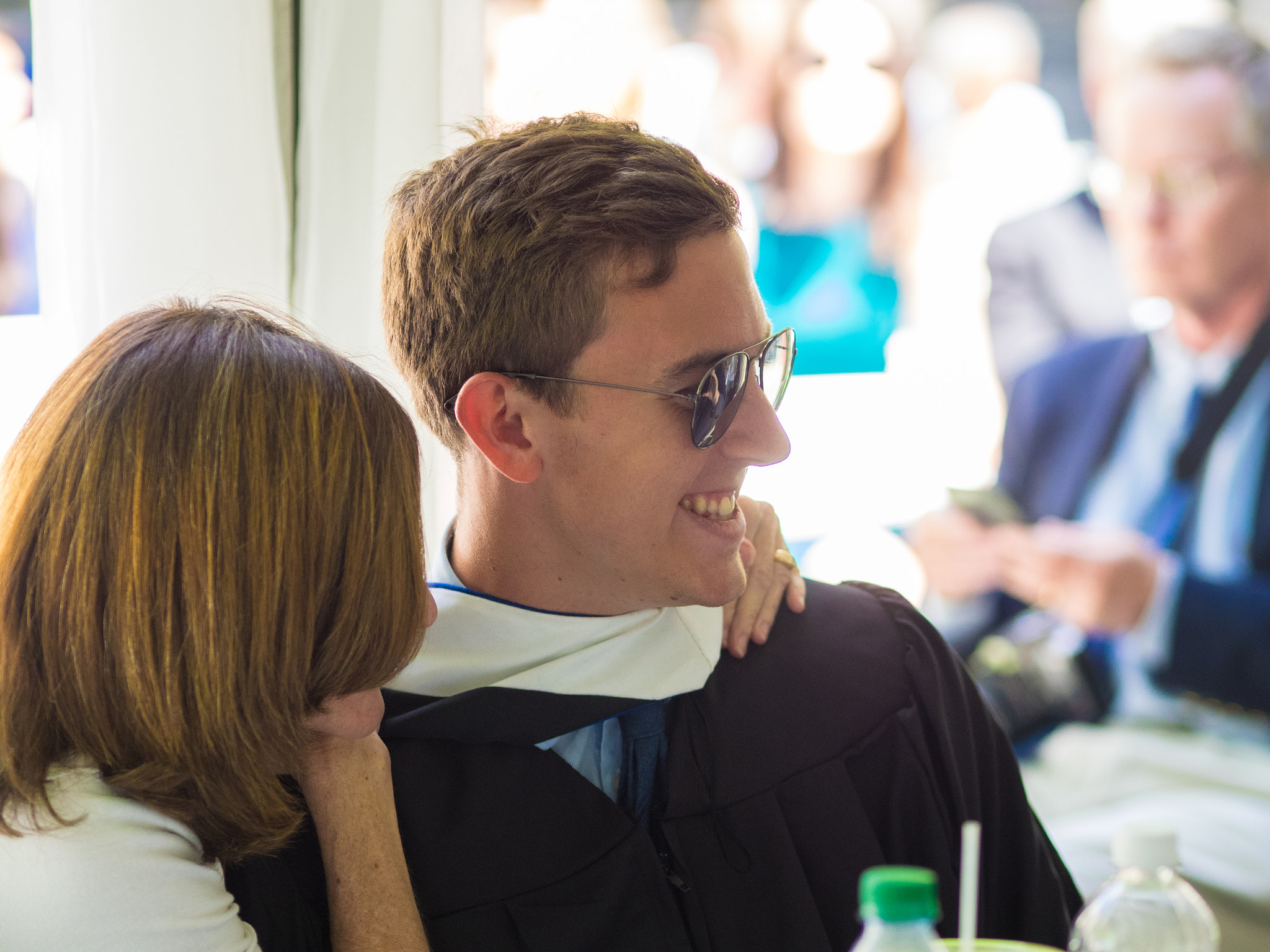 Olympus OM-D E-M1 + Olympus M.Zuiko Digital ED 75mm F1.8 sample photo. Duke political science graduation photography