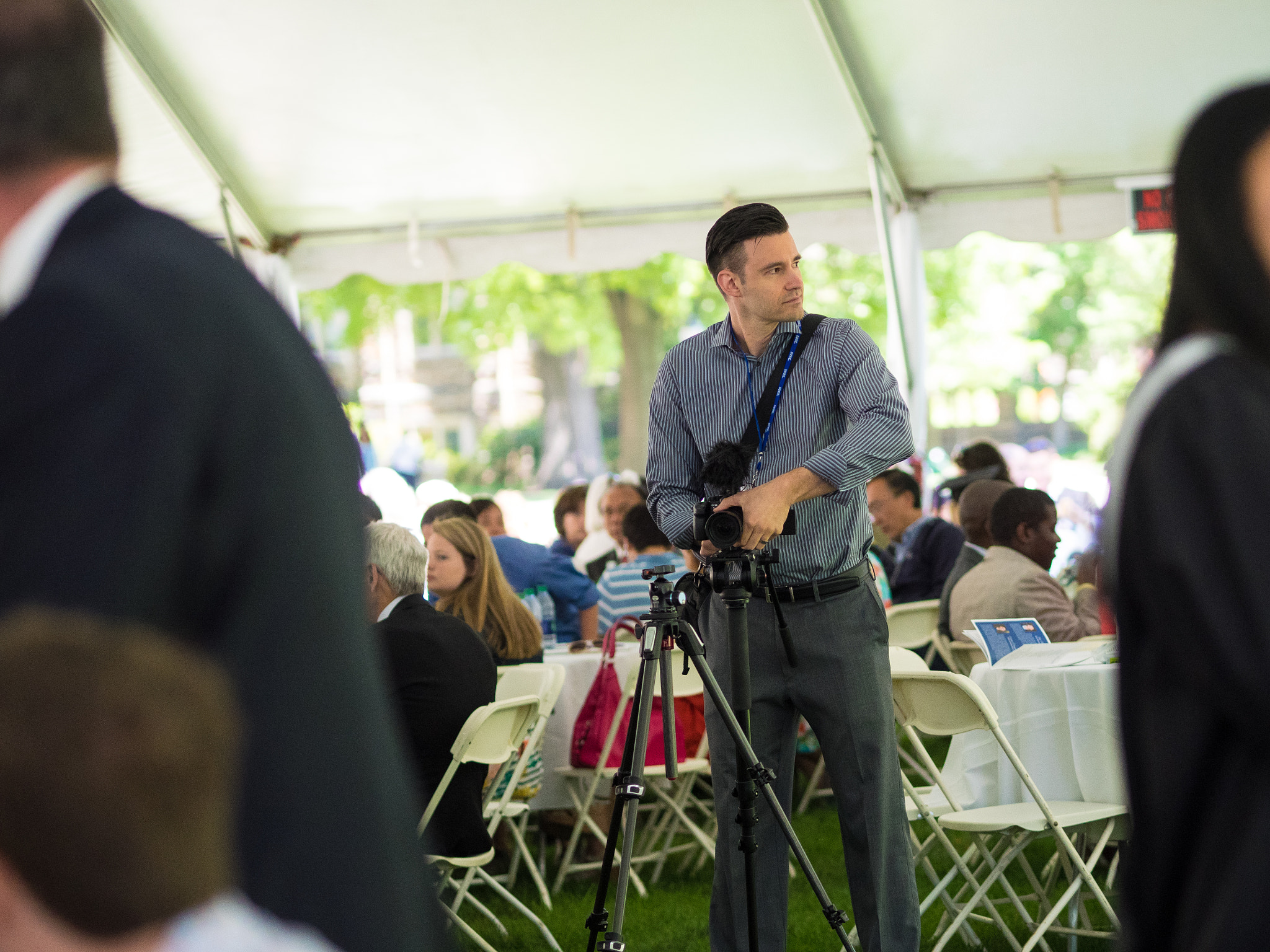 Olympus OM-D E-M1 + Olympus M.Zuiko Digital ED 75mm F1.8 sample photo. Duke political science graduation photography