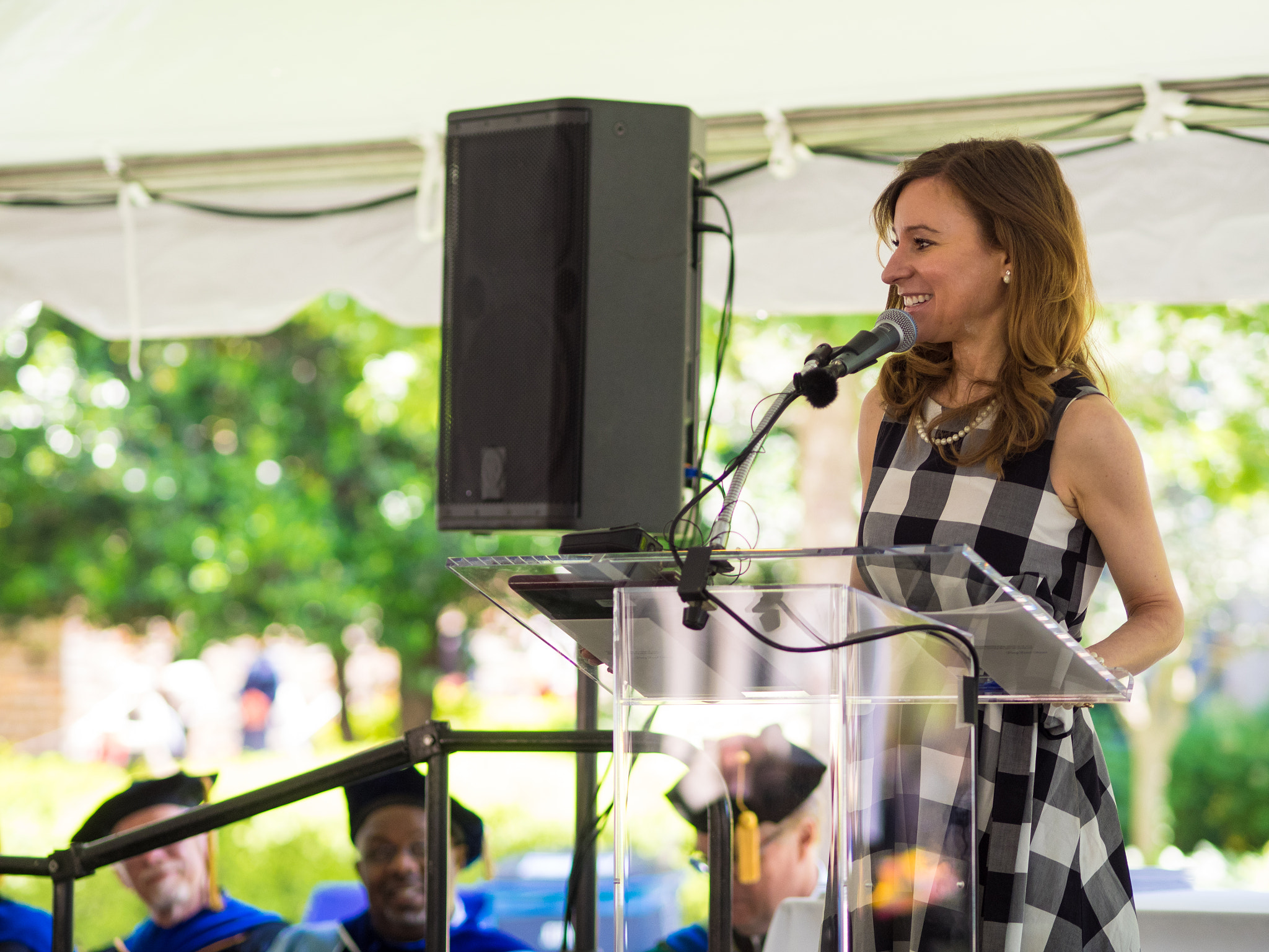 Olympus OM-D E-M1 + Olympus M.Zuiko Digital ED 75mm F1.8 sample photo. Duke political science graduation photography