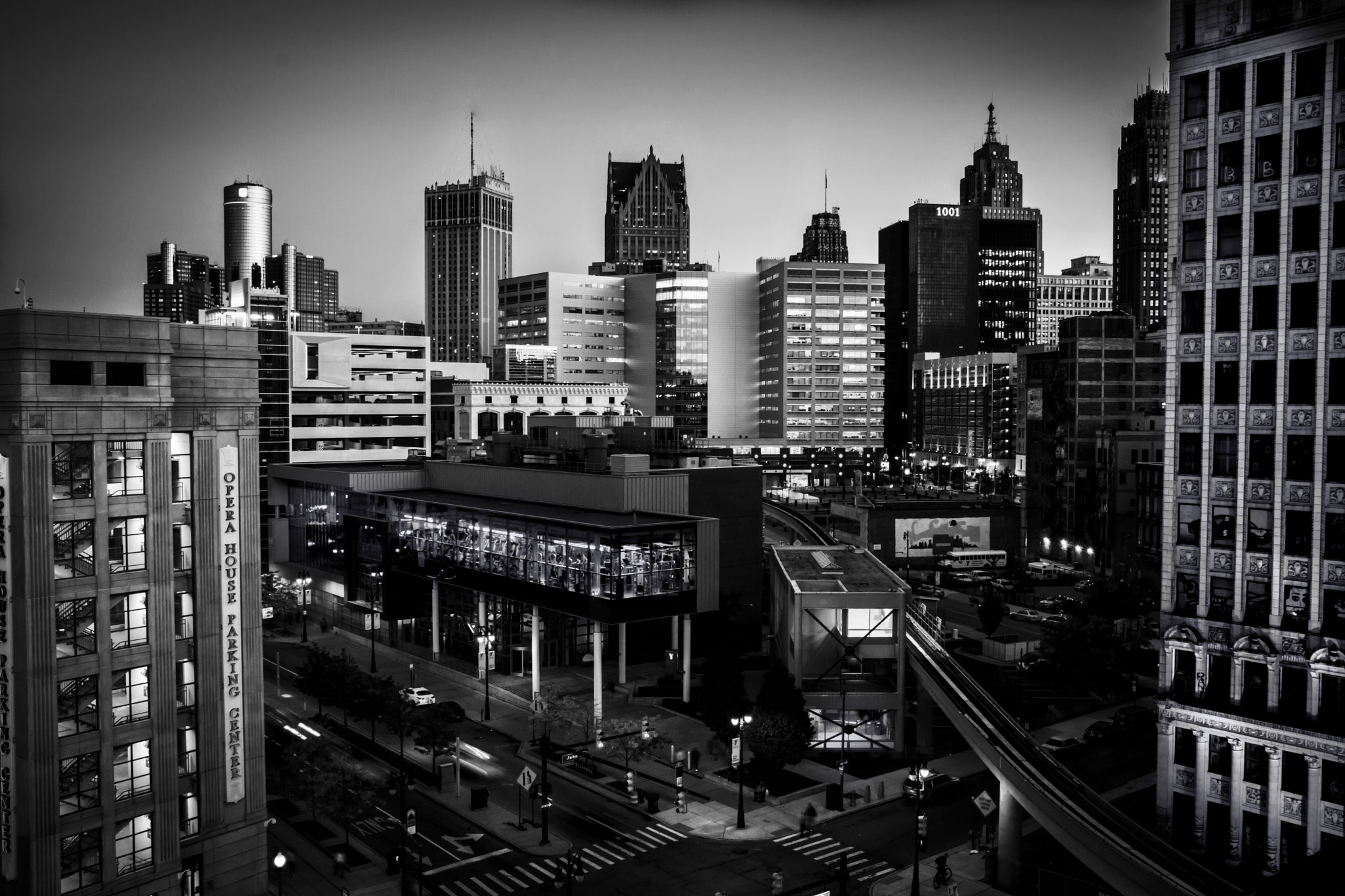 Sony SLT-A77 + Sigma 17-70mm F2.8-4.5 (D) sample photo. Detroit skyline photography