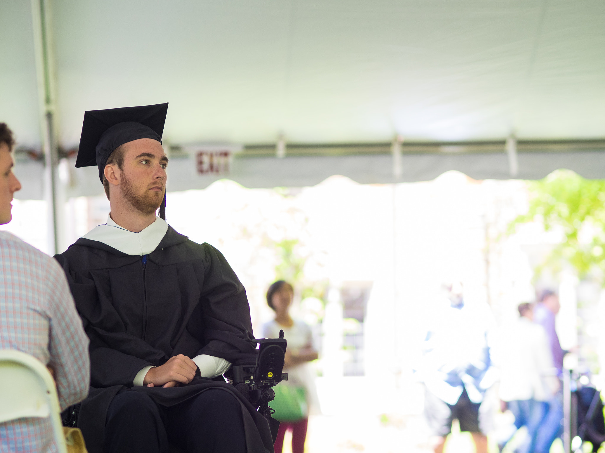 Olympus OM-D E-M1 + Olympus M.Zuiko Digital ED 75mm F1.8 sample photo. Duke political science graduation photography