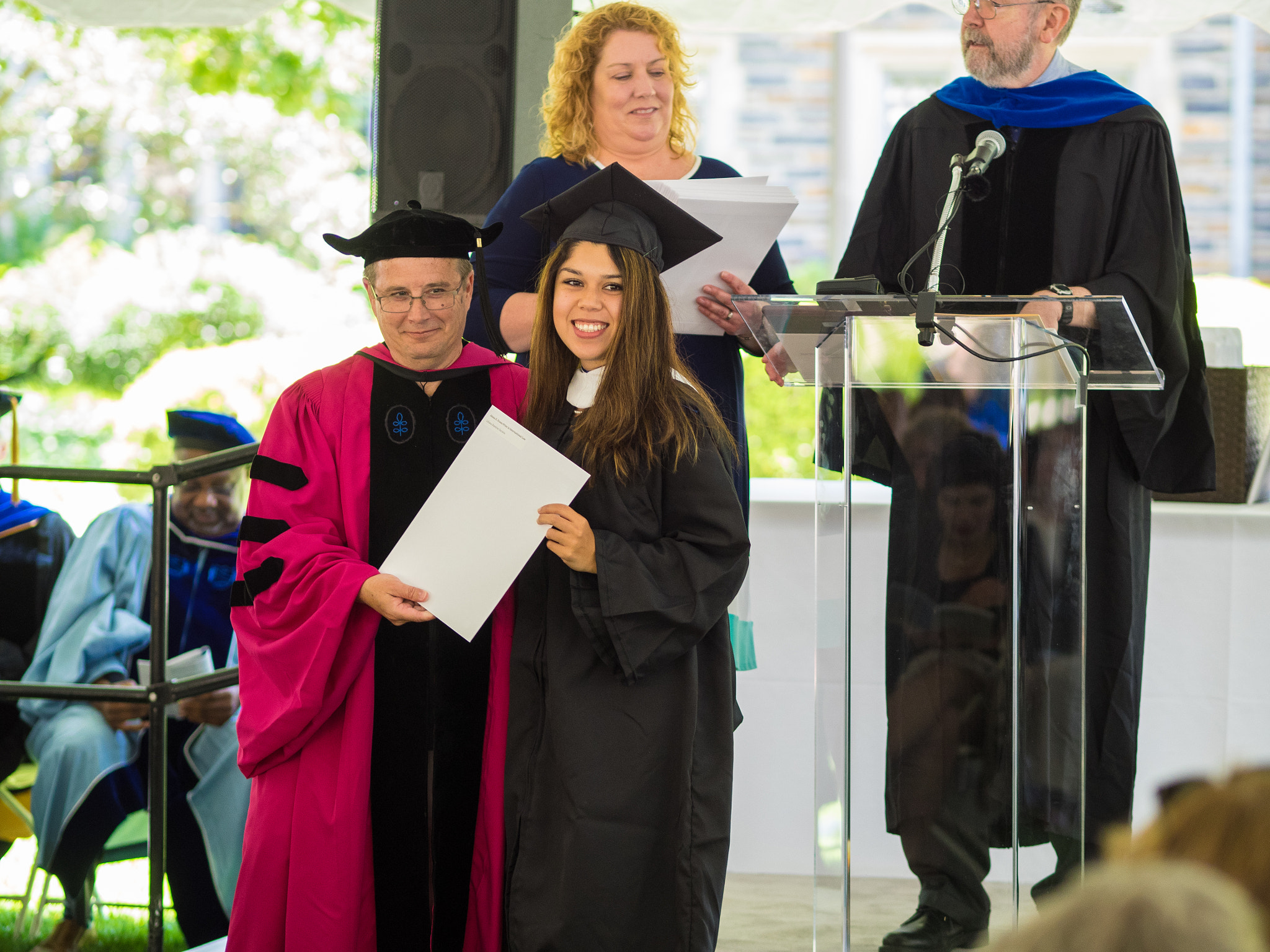 Olympus OM-D E-M1 + Olympus M.Zuiko Digital ED 75mm F1.8 sample photo. Duke political science graduation photography