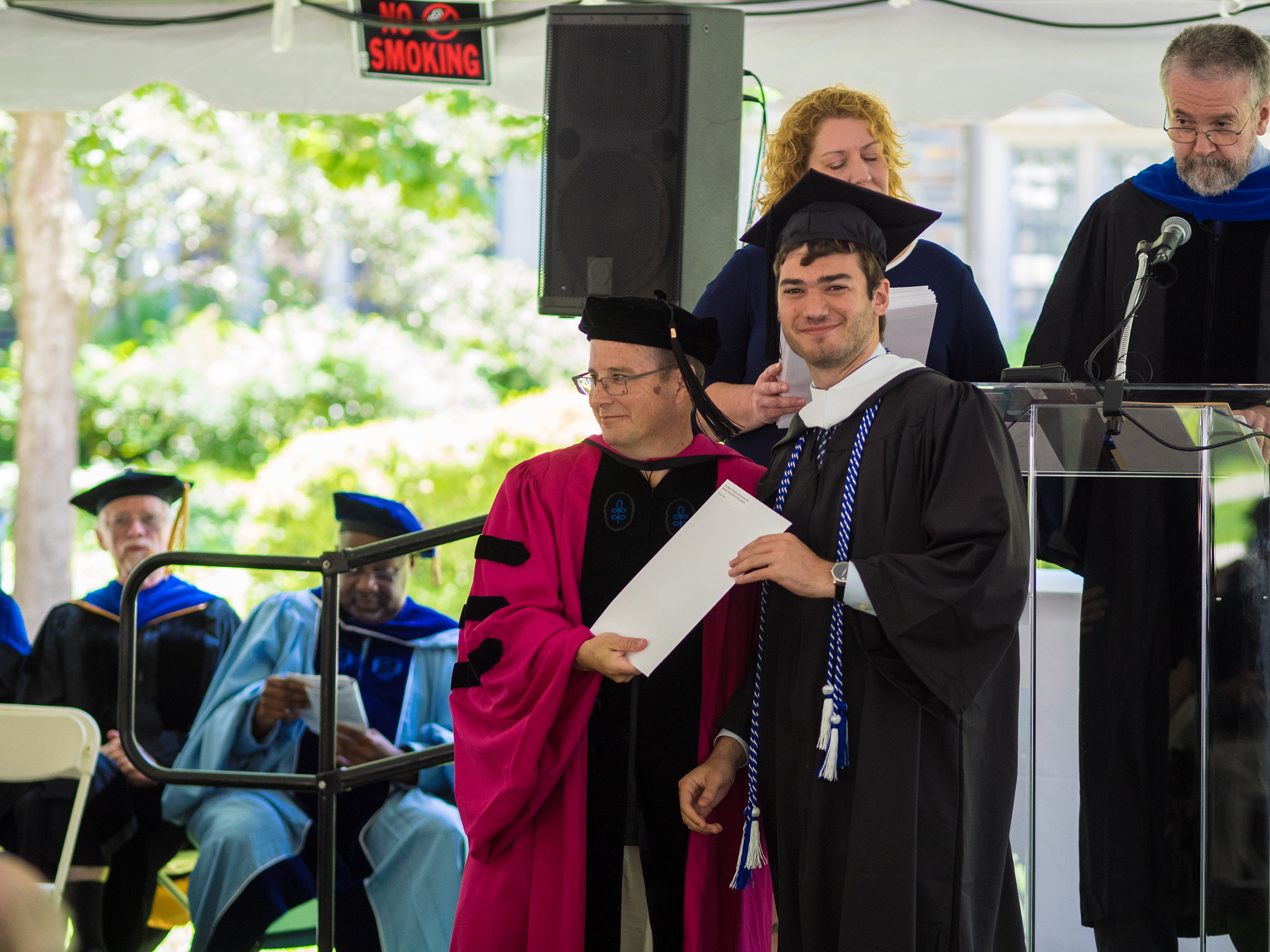 Olympus OM-D E-M1 + Olympus M.Zuiko Digital ED 75mm F1.8 sample photo. Duke political science graduation photography