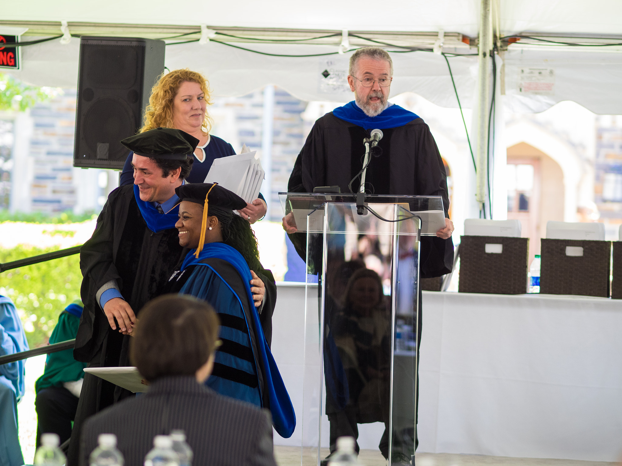 Olympus OM-D E-M1 + Olympus M.Zuiko Digital ED 75mm F1.8 sample photo. Duke political science graduation photography