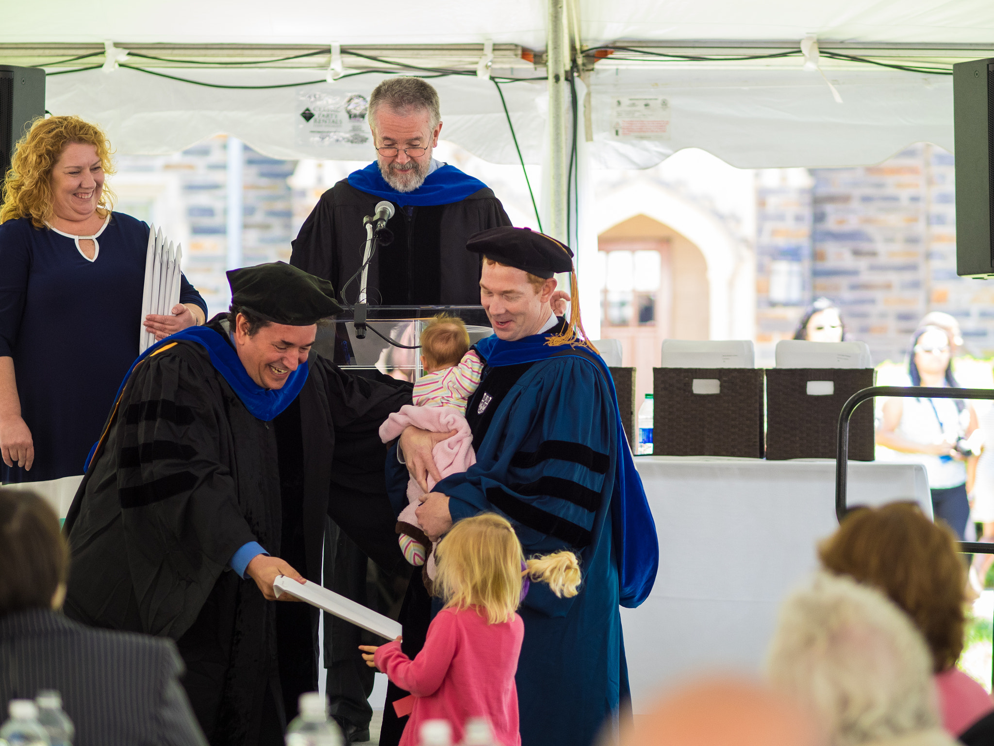 Olympus OM-D E-M1 + Olympus M.Zuiko Digital ED 75mm F1.8 sample photo. Duke political science graduation photography