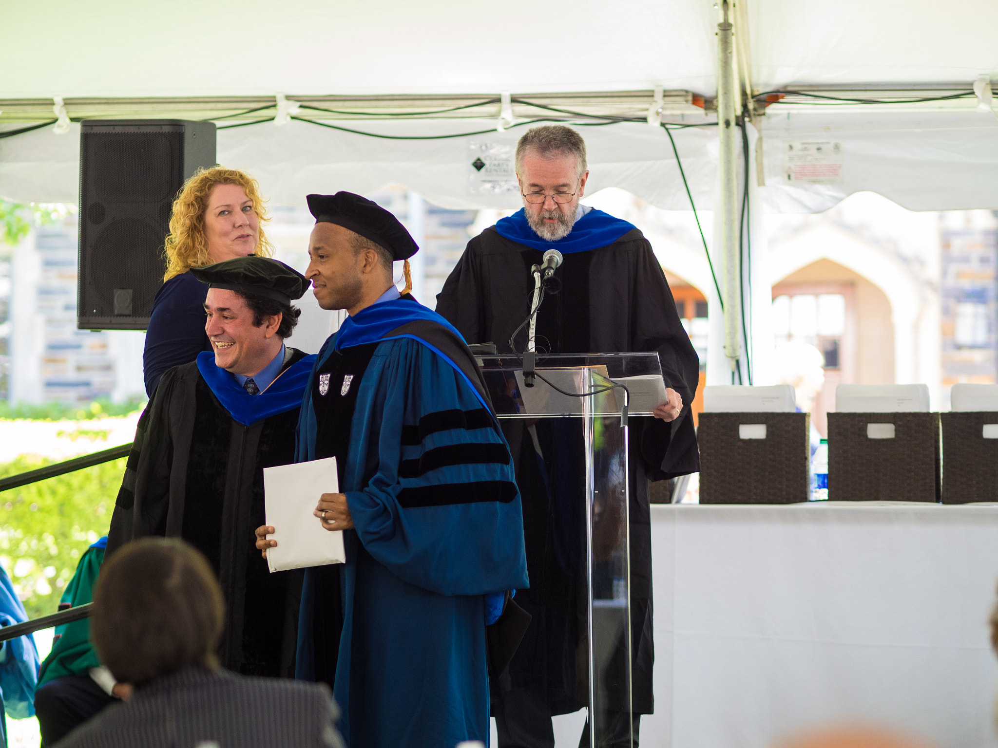 Olympus OM-D E-M1 + Olympus M.Zuiko Digital ED 75mm F1.8 sample photo. Duke political science graduation photography