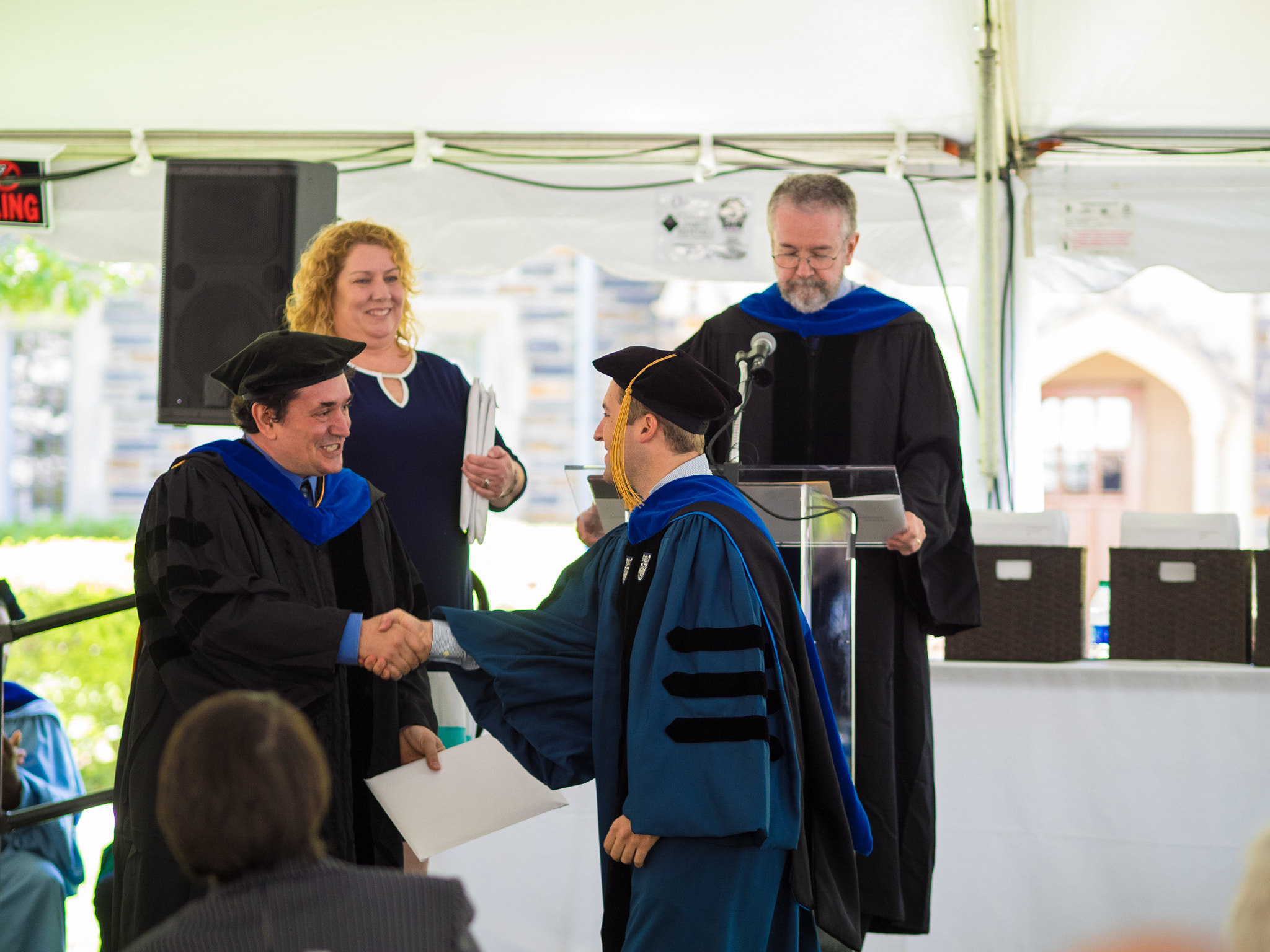 Olympus OM-D E-M1 + Olympus M.Zuiko Digital ED 75mm F1.8 sample photo. Duke political science graduation photography