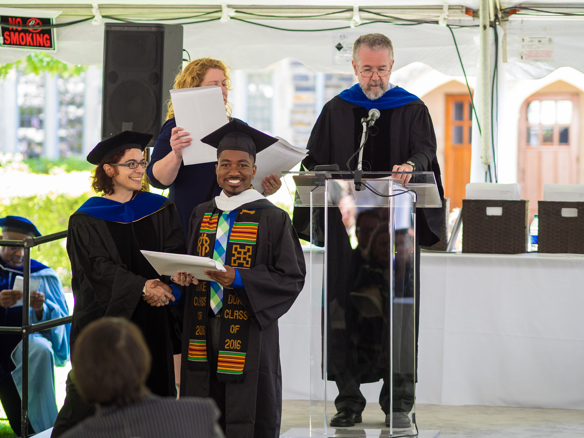 Olympus OM-D E-M1 + Olympus M.Zuiko Digital ED 75mm F1.8 sample photo. Duke political science graduation photography