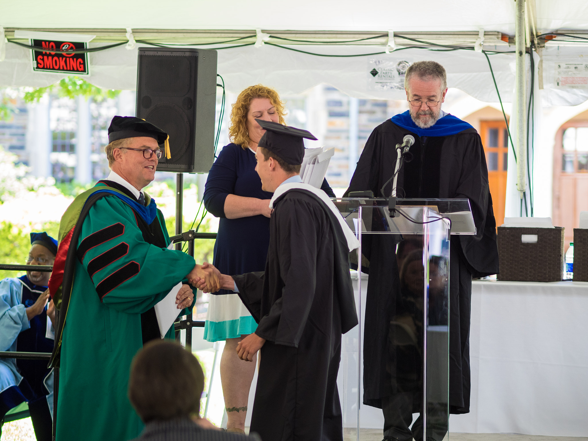 Olympus OM-D E-M1 + Olympus M.Zuiko Digital ED 75mm F1.8 sample photo. Duke political science graduation photography