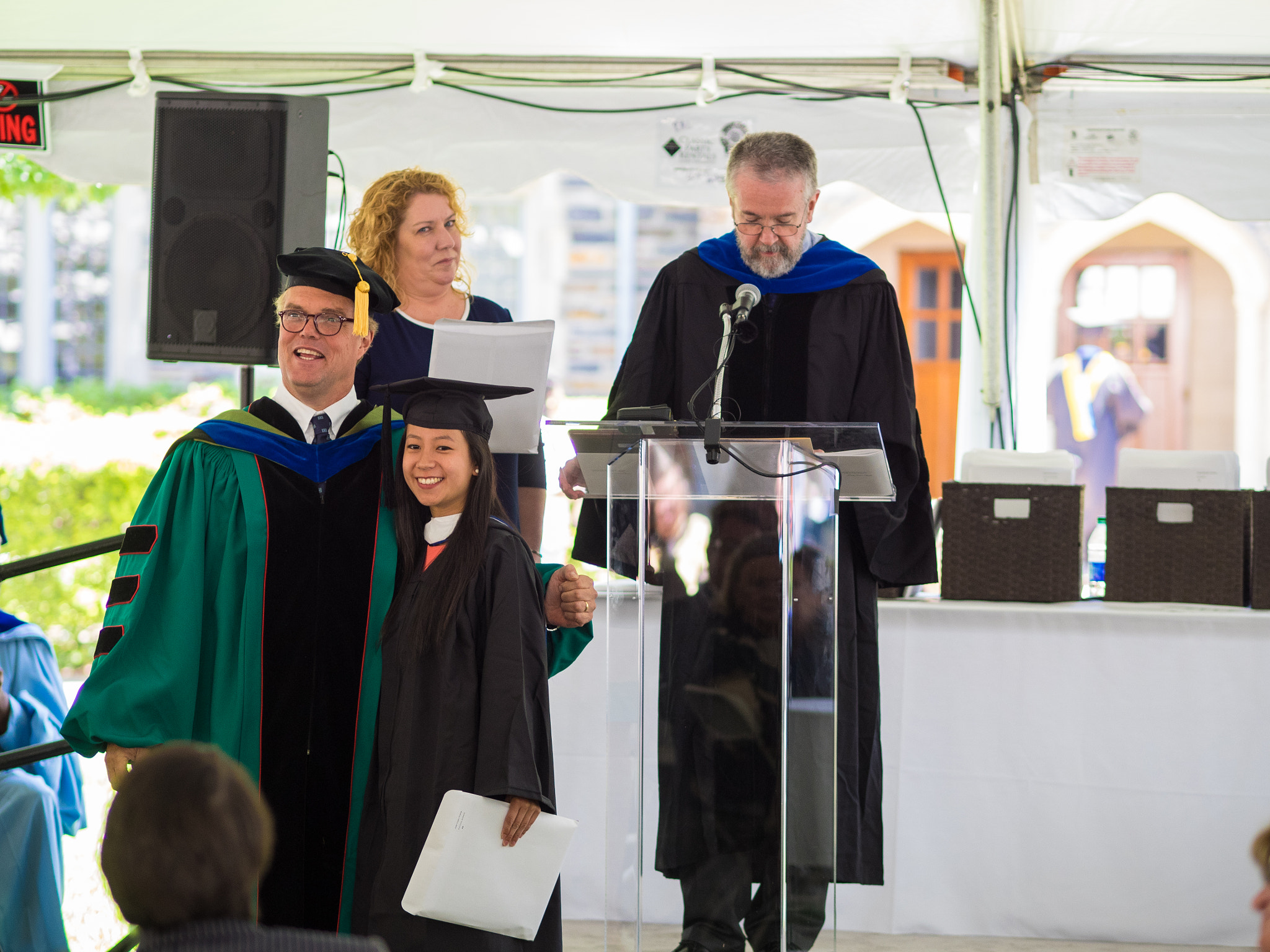 Olympus OM-D E-M1 + Olympus M.Zuiko Digital ED 75mm F1.8 sample photo. Duke political science graduation photography