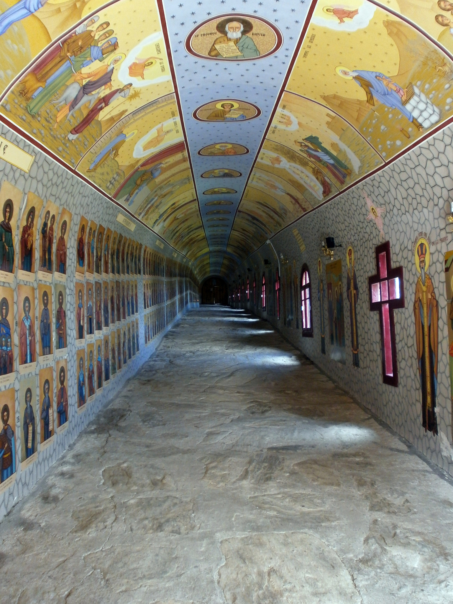 Olympus VG150,D735 sample photo. Holy pathway to curch photography