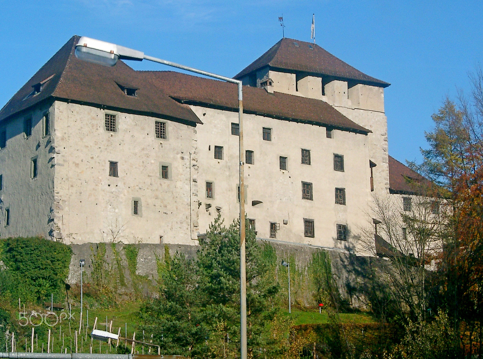 CASIO QV-R4 sample photo. Castle feldkirch austria photography