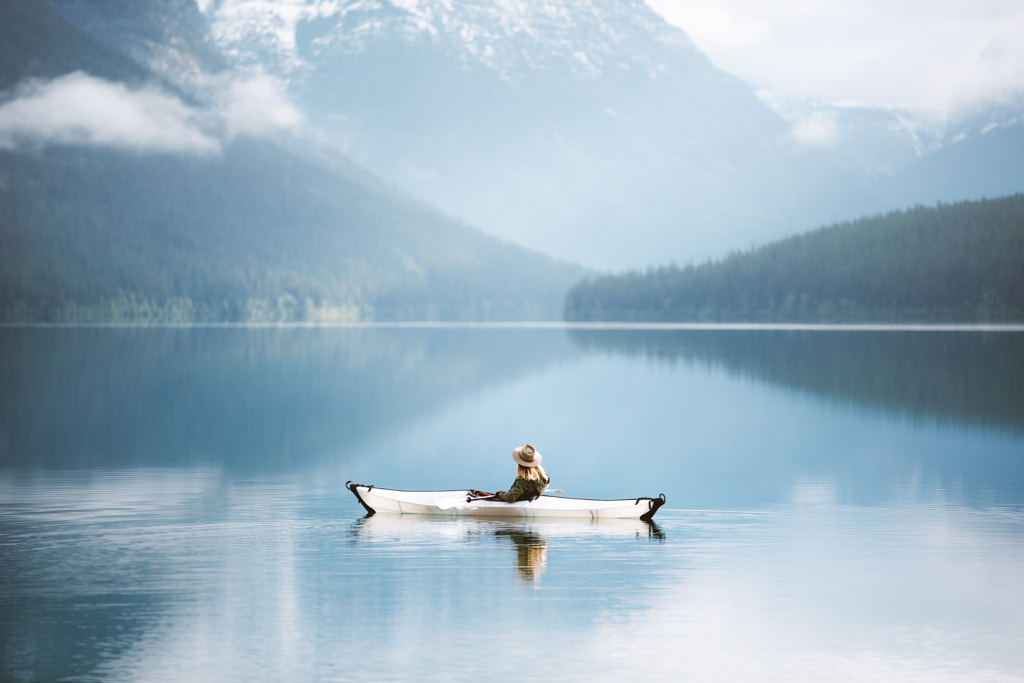 Morning Kayak at Bowman Lake by Forrest Mankins on 500px.com