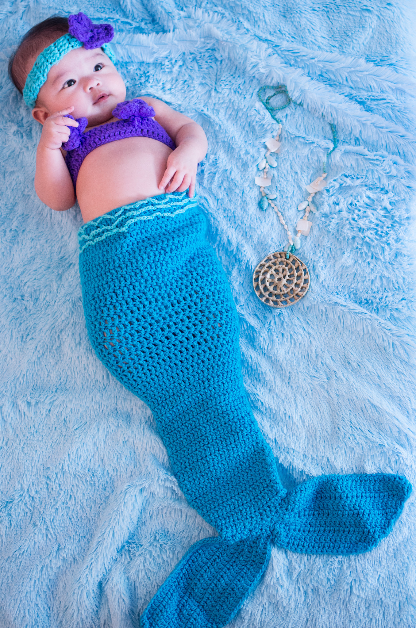 Pentax K-5 IIs sample photo. Baby mermaid photography