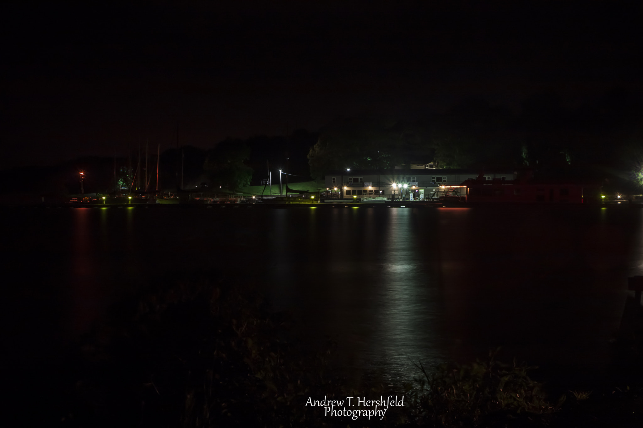 Canon EF 28-80mm f/3.5-5.6 sample photo. Late night on the water photography