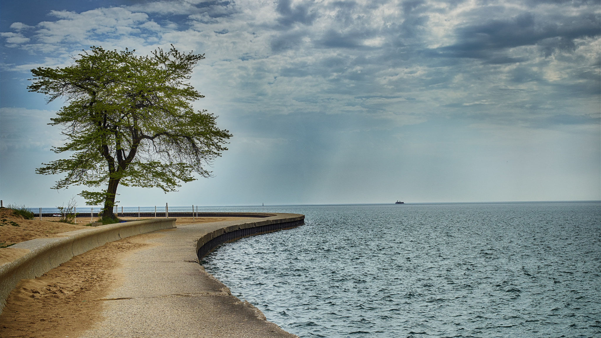 Phase One IQ140 sample photo. Lake michigan photography