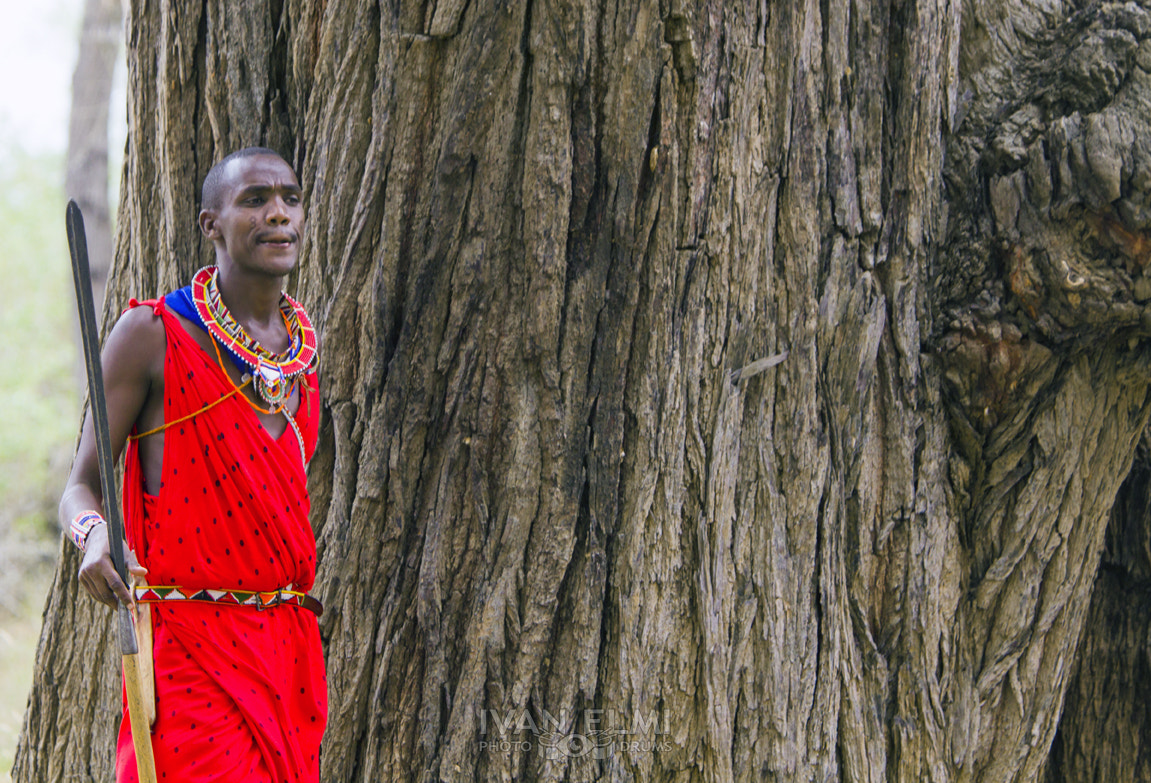 Canon EOS 7D + Canon EF 70-200mm F2.8L IS USM sample photo. Masai at tsavo photography
