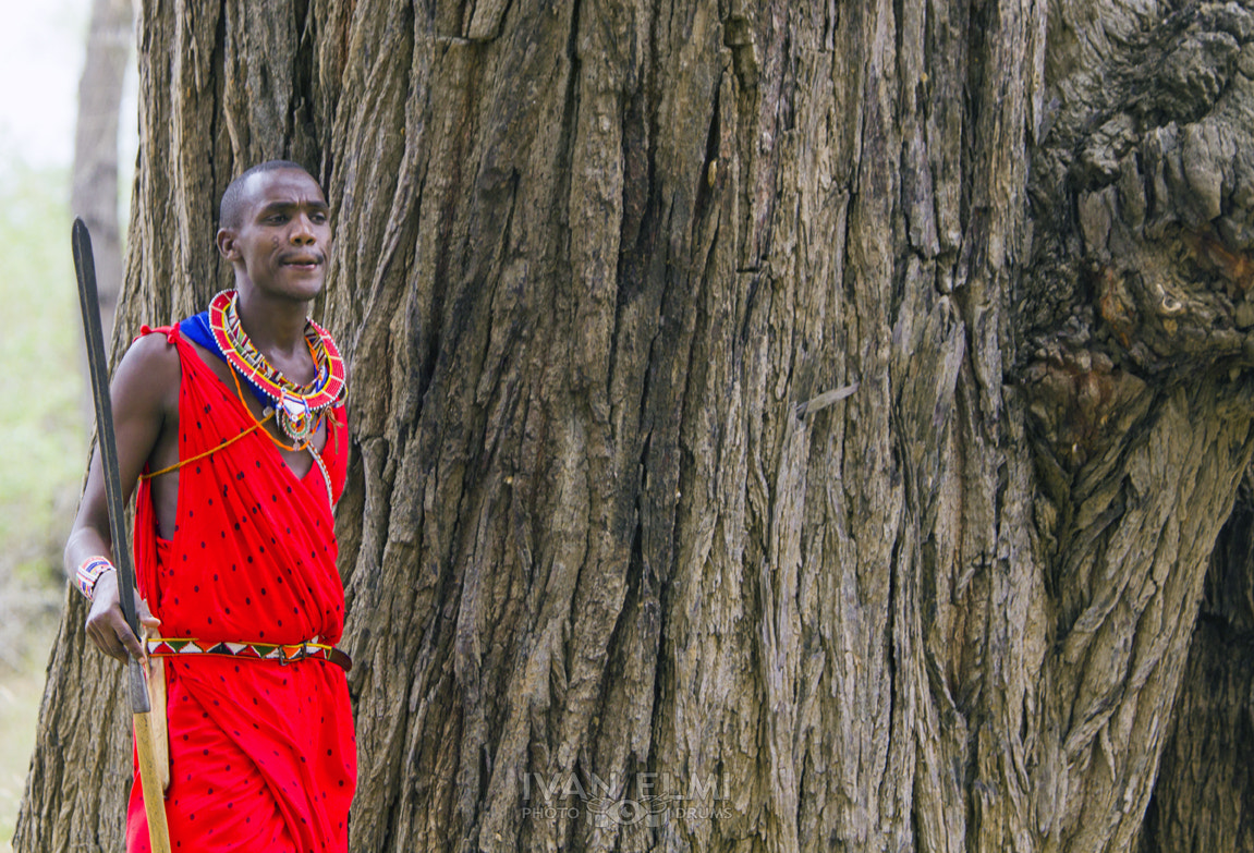 Canon EF 70-200mm F2.8L IS USM sample photo. Masai at tsavo photography