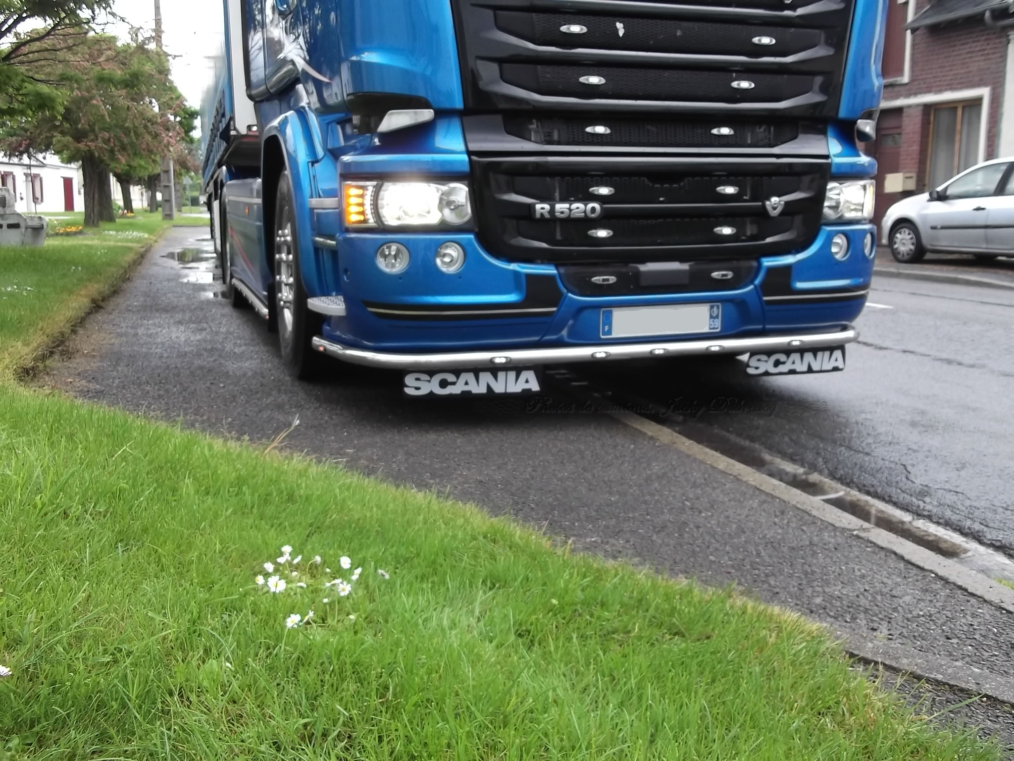 FujiFilm FinePix AV250 (FinePix AV255) sample photo. Scania r520 v8 blue stream edition photography