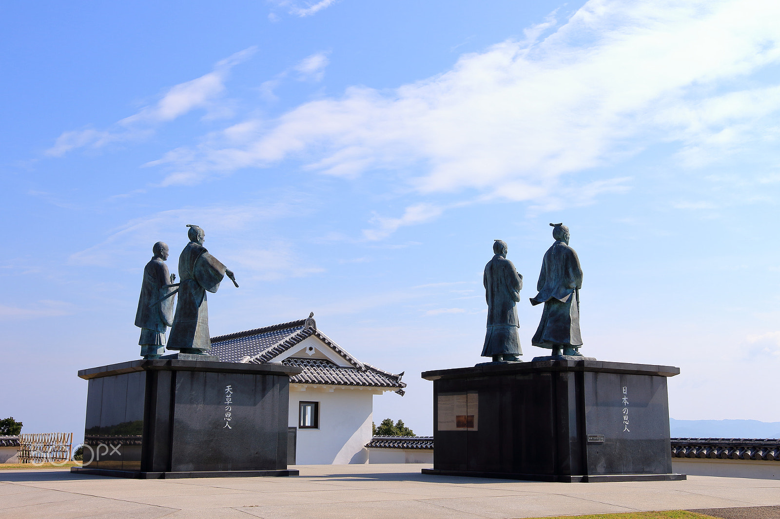 Sigma 18-35mm f/1.8 DC HSM sample photo. Statues of tomioka castle, japan photography