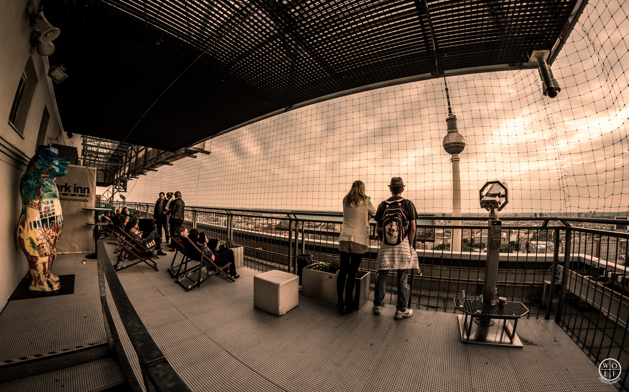 Nikon D7200 + Samyang 8mm F3.5 Aspherical IF MC Fisheye sample photo. Aussicht vom park inn hotel berlin photography