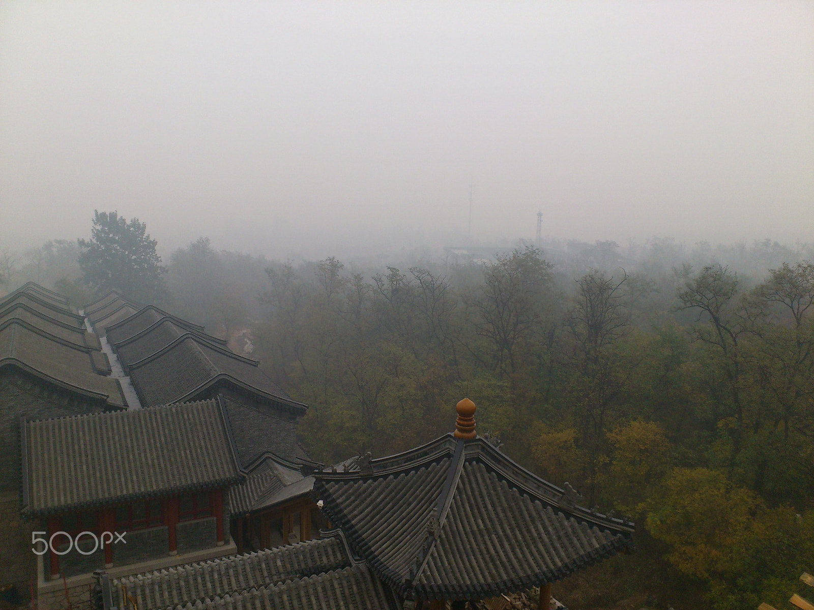 Sony Ericsson Xperia ray sample photo. Foggy day photography