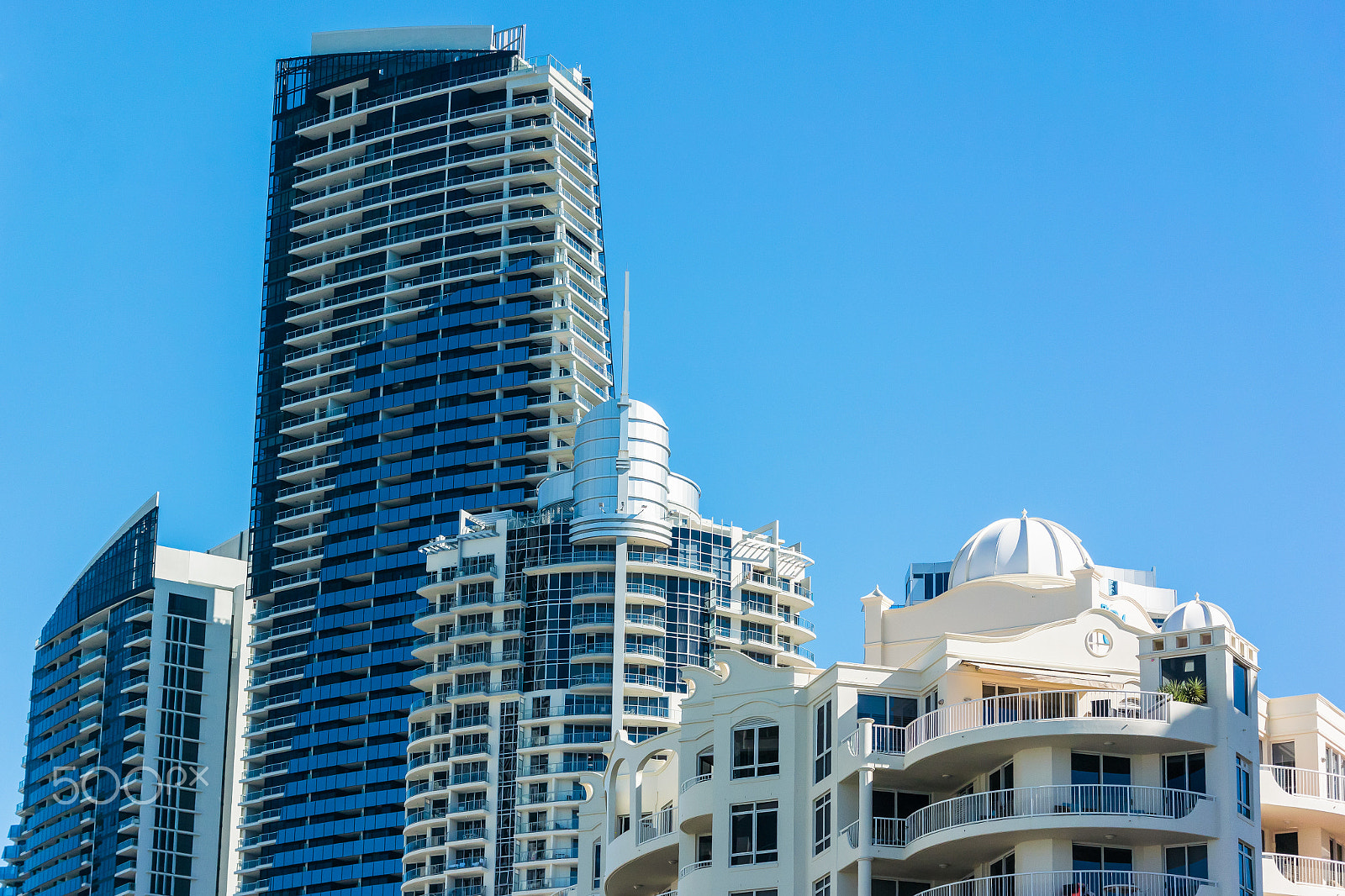 Nikon 1 Nikkor VR 30-110mm F3.8-5.6 sample photo. Modern architectural skyline photography