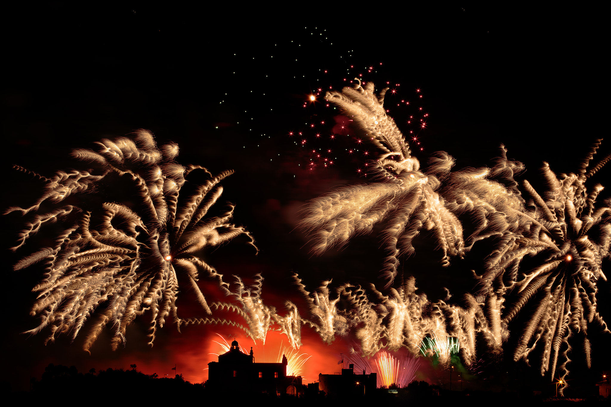 Canon EF 50mm F1.4 USM sample photo. Fireworks festa malta photography
