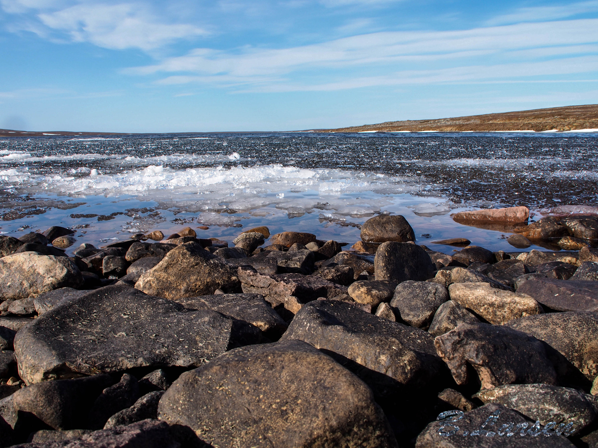 Olympus PEN E-P5 sample photo. Morning ice photography