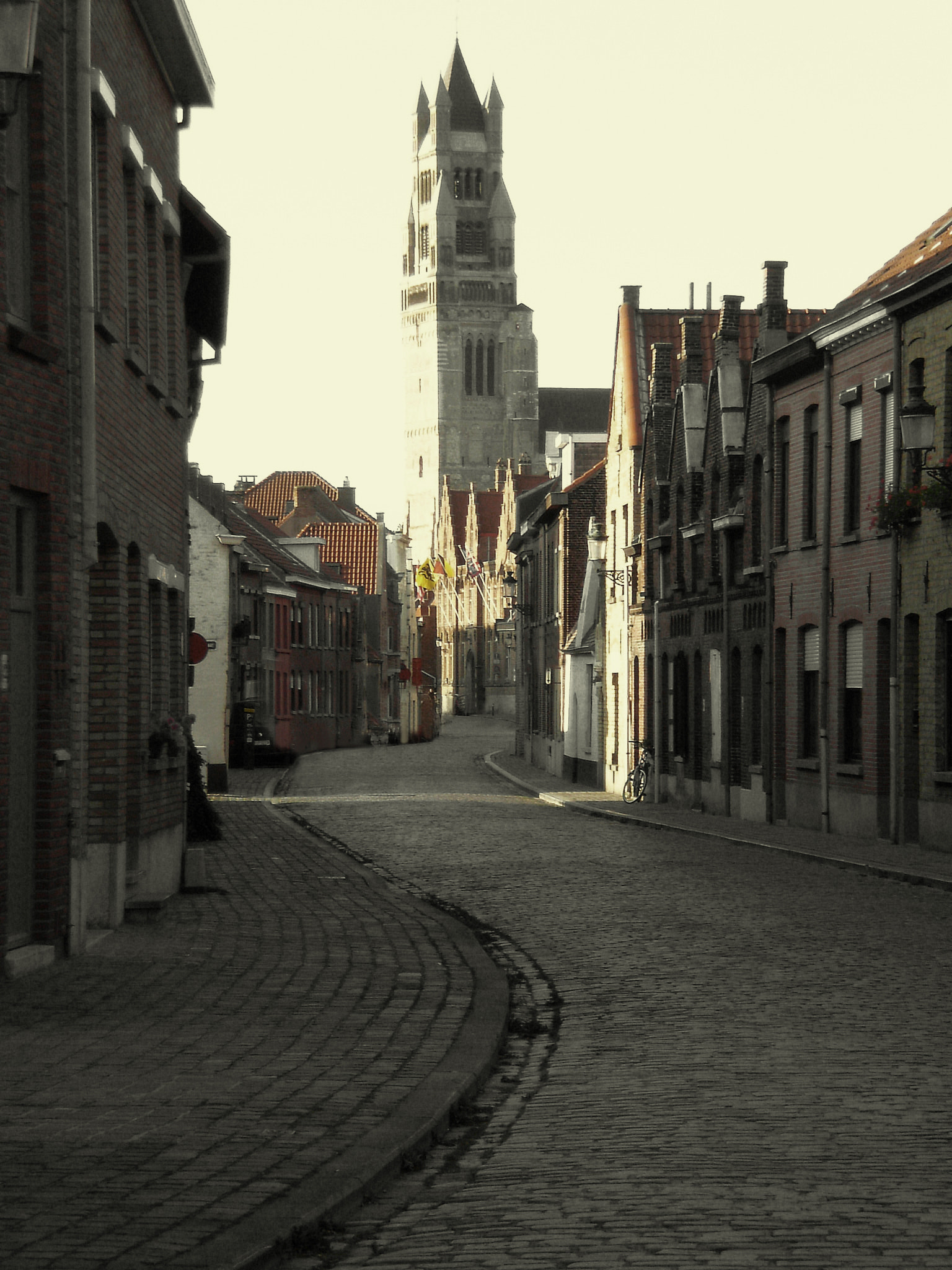 Olympus FE270,X815,C510 sample photo. Brugge. sint-salvatorskerk gezien vanaf de oostmeers photography
