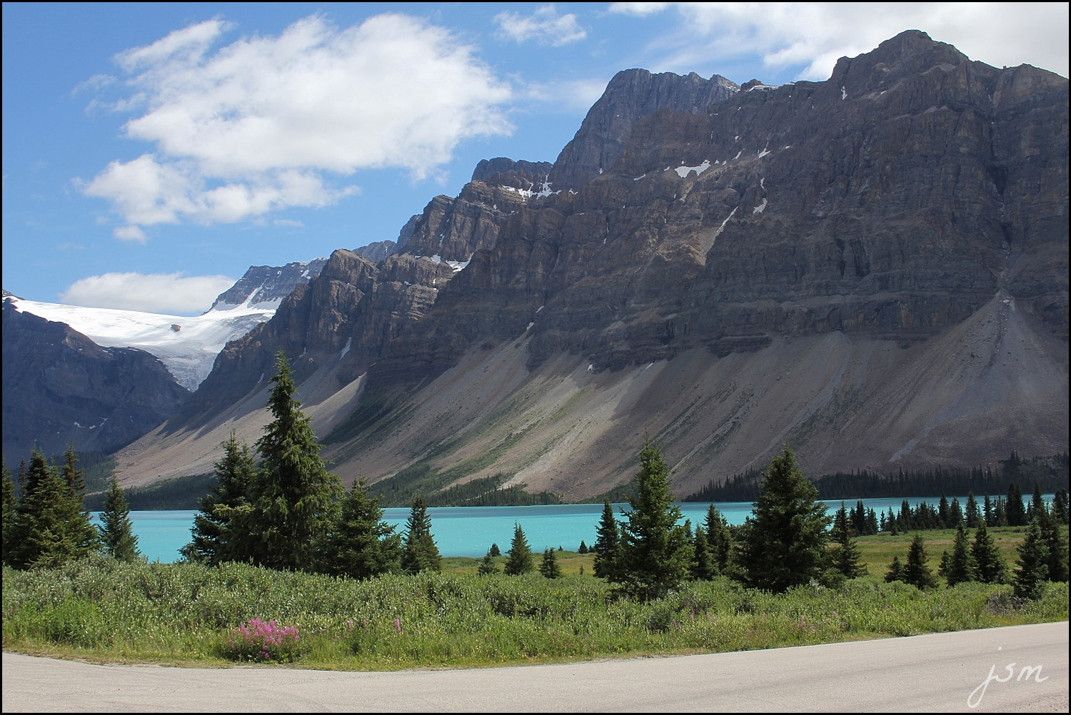 Canon EF-S 18-55mm F3.5-5.6 sample photo. Bow lake photography