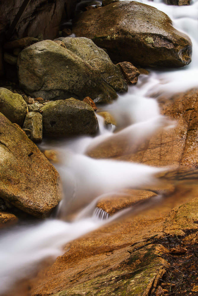 Sony a7R II + Canon EF 70-200mm F2.8L IS USM sample photo. Zig zag waterfall photography