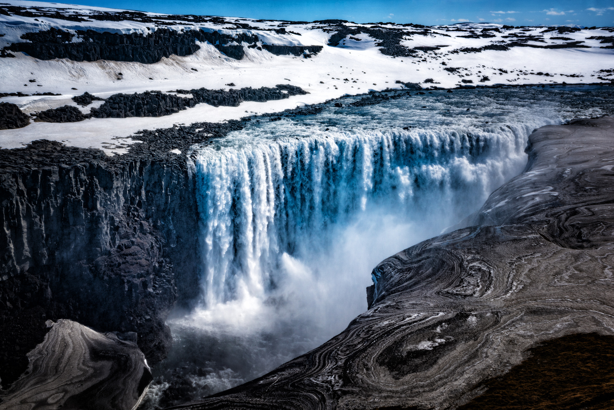 Nikon D810 + Sigma 24-70mm F2.8 EX DG Macro sample photo. Dettifoss photography