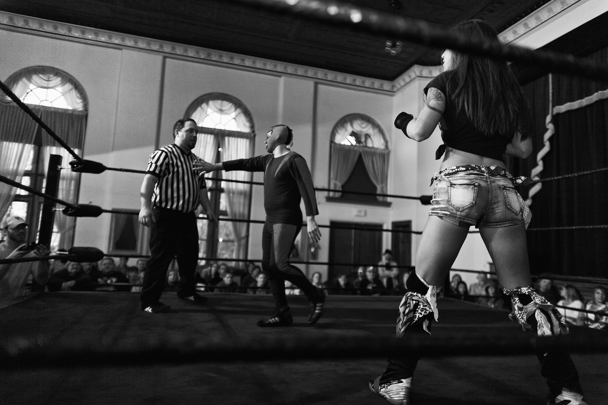 Canon EOS 5D + Canon EF 24mm f/1.4L sample photo. Nwa wrestling photography