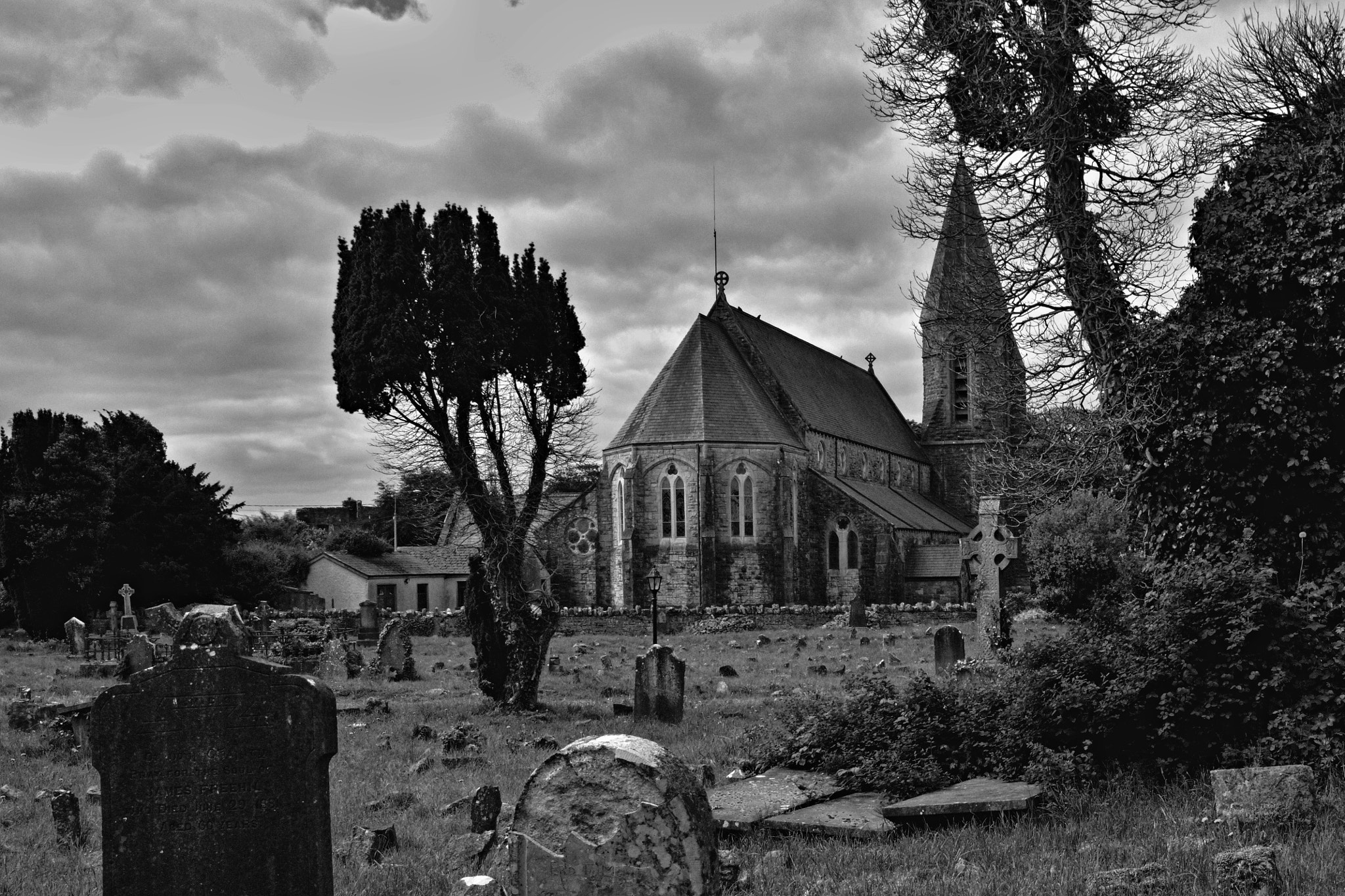 18.00 - 55.00 mm f/3.5 - 5.6 sample photo. Ballymote church, ireland photography