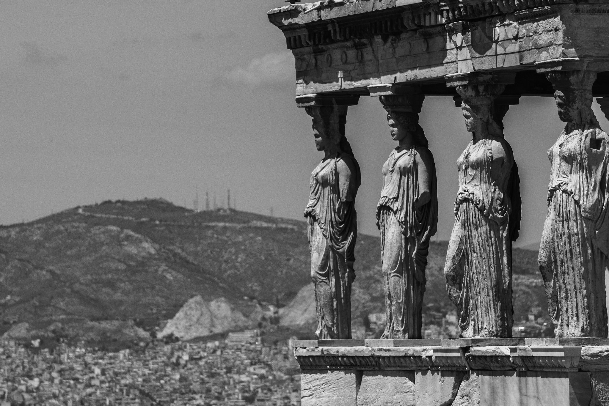 Sony a7R + Sony E 55-210mm F4.5-6.3 OSS sample photo. Goddess in athens photography