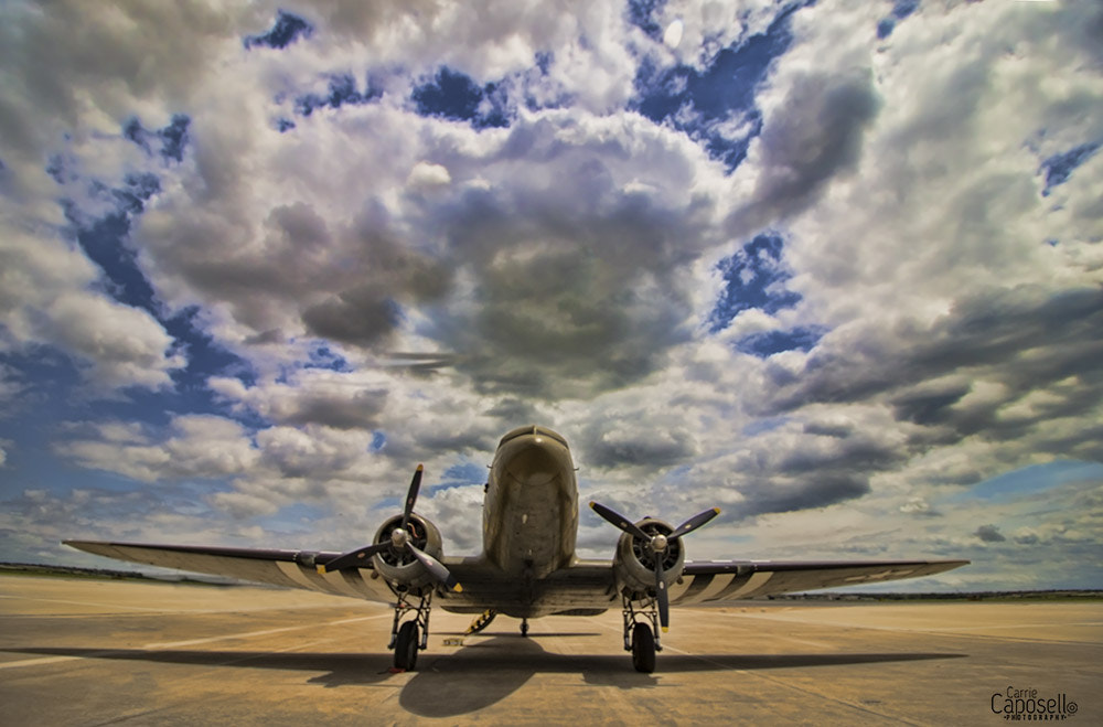 Canon EF-S 10-18mm F4.5–5.6 IS STM sample photo. Wwii cargo plane photography